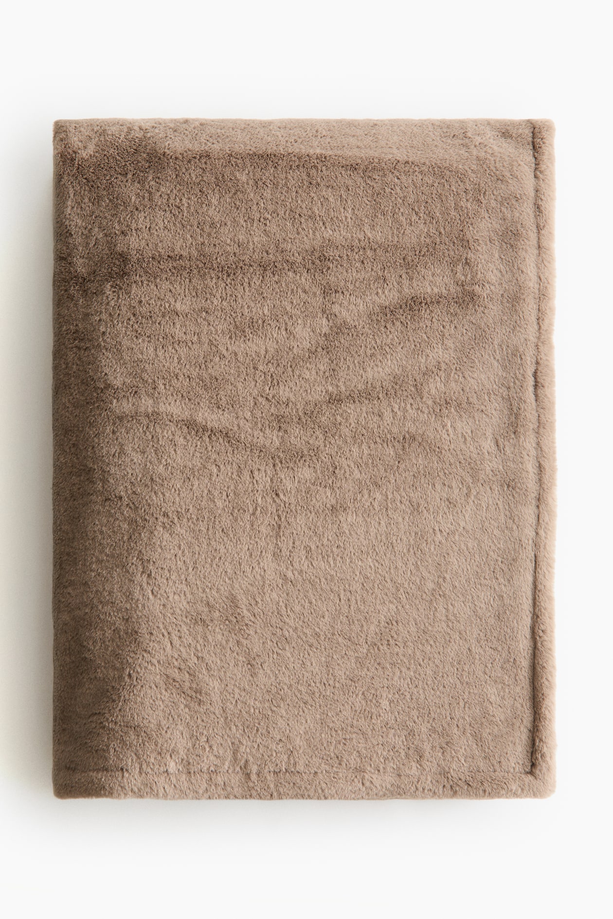 Couvre-lit duveteux - Dark beige - Home All | H&M FR