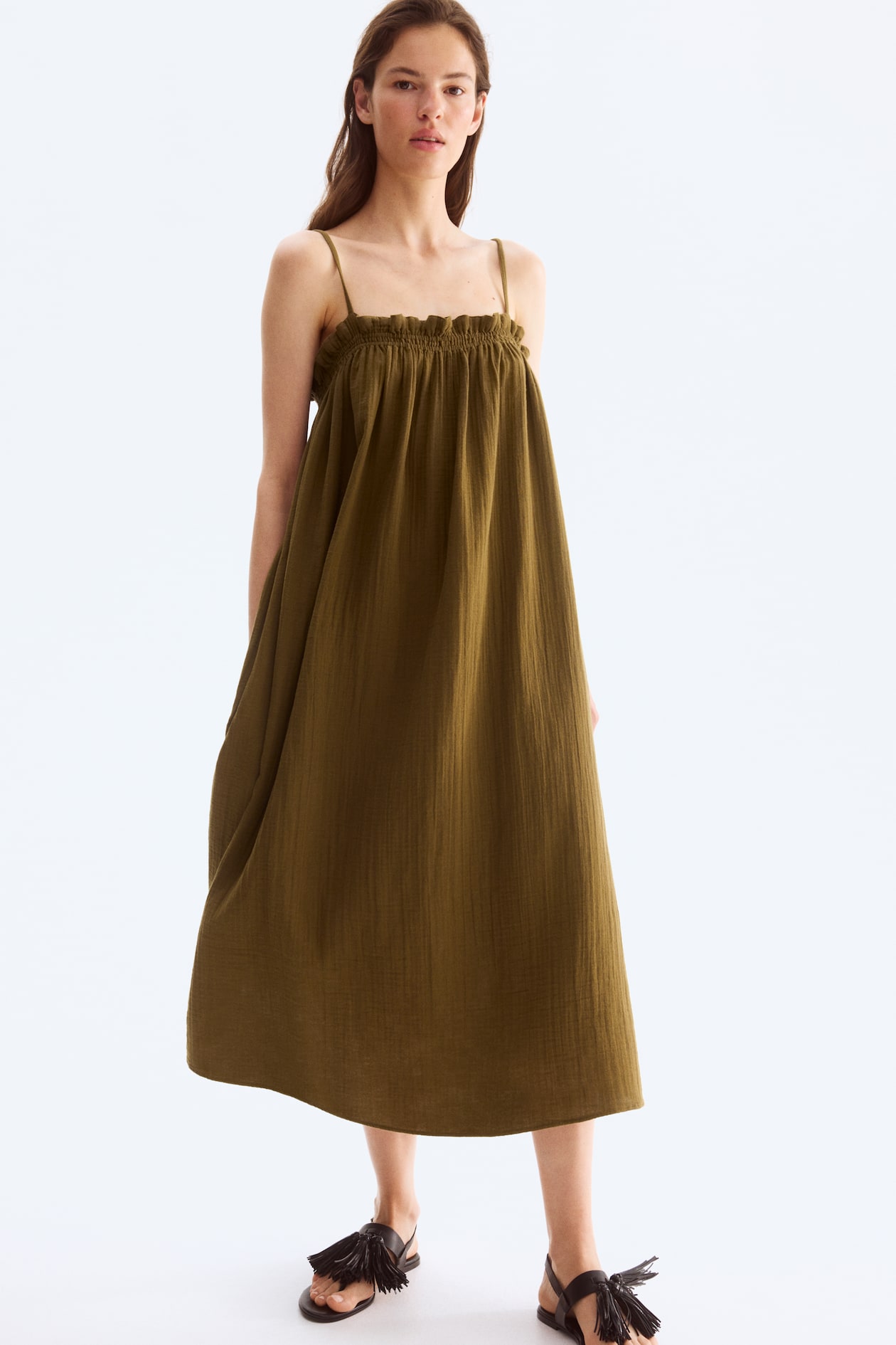 Strappy Muslin Dress - image 4