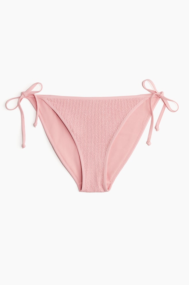 Braga de bikini de anudar - Rosa claro/Azul claro/Azul marino/Rayas/Marrón/Negro/Estampado beige/Azul empolvado - 1