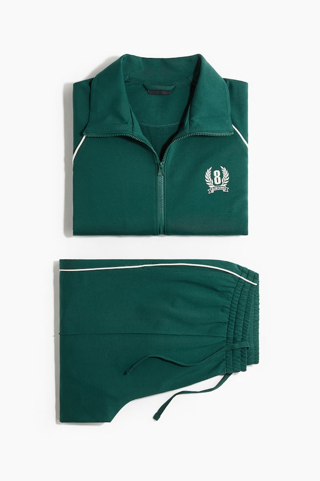 2-piece track set - Dark green/Slow Down - 1
