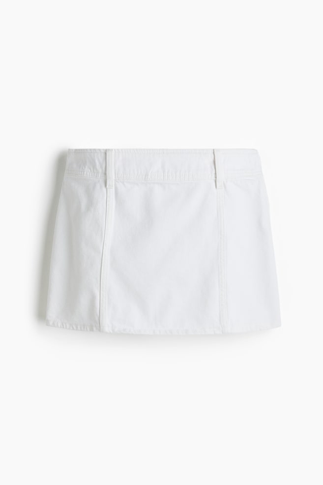 Mini skirt - White/Dark denim blue/Dark green/Black/Light denim blue/Dark brown/Black/Burgundy - 1