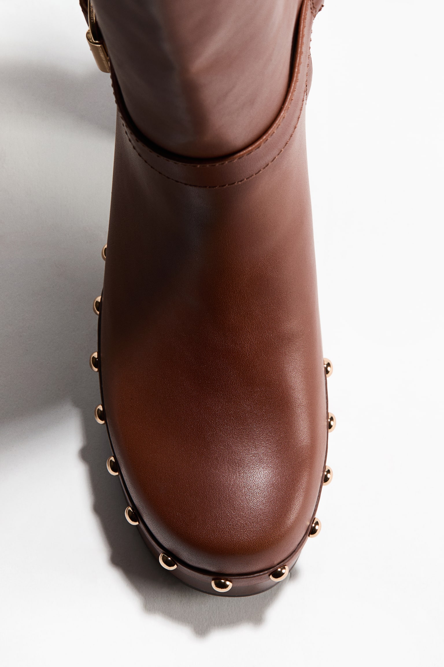 Μπότες μέχρι το γόνατο - Καφέ - 4