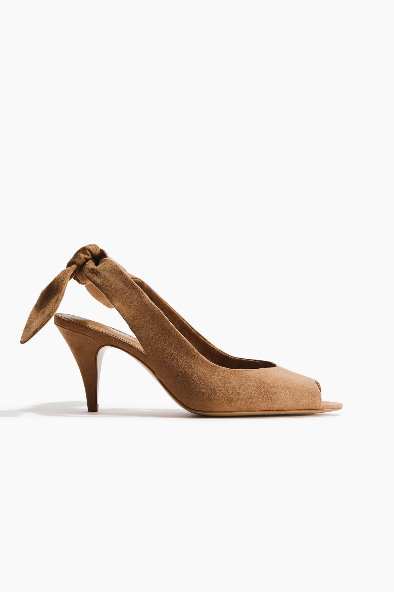Slingbacks - Brun/Beige