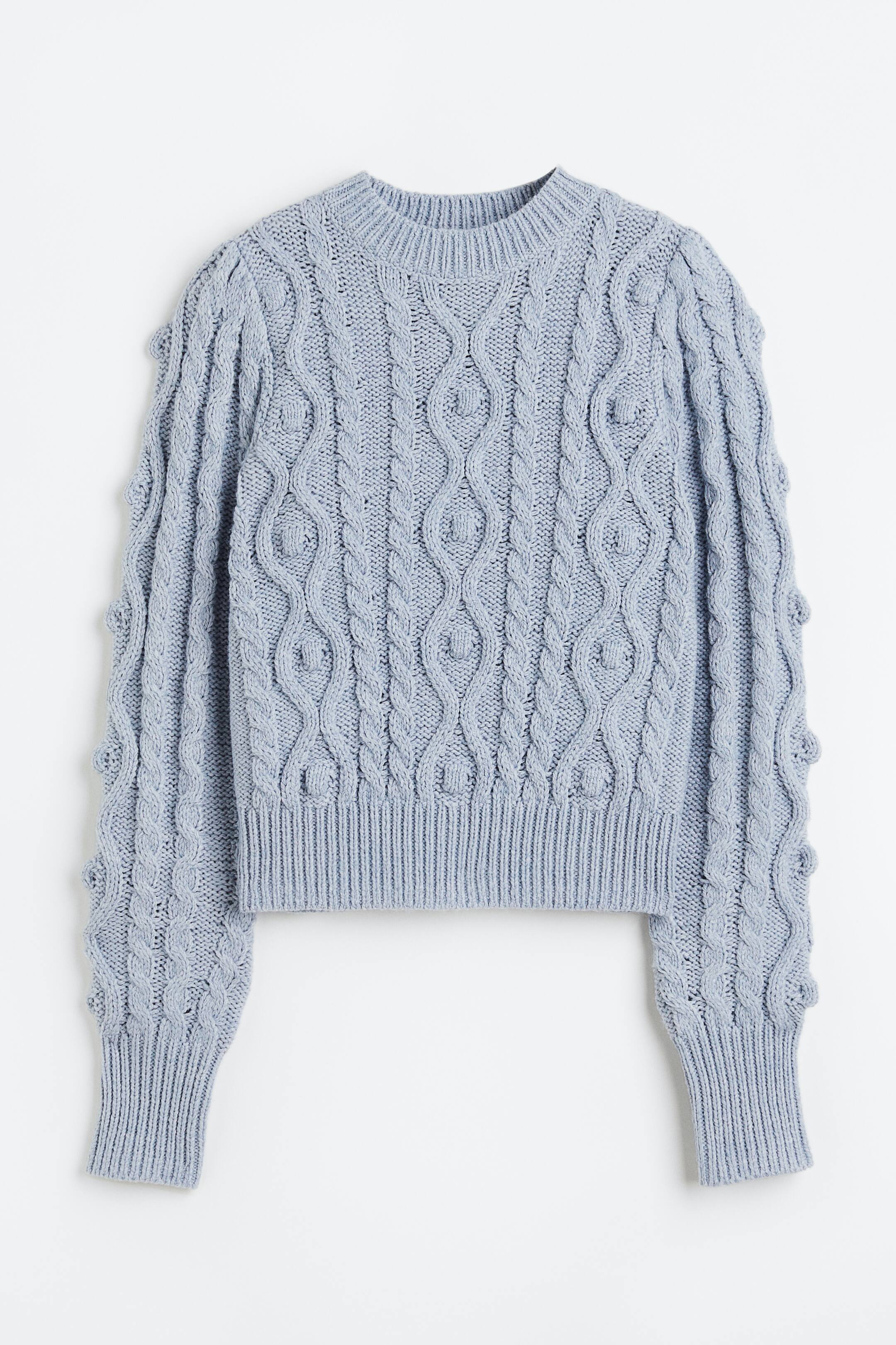 pullover maglia donna azzurro