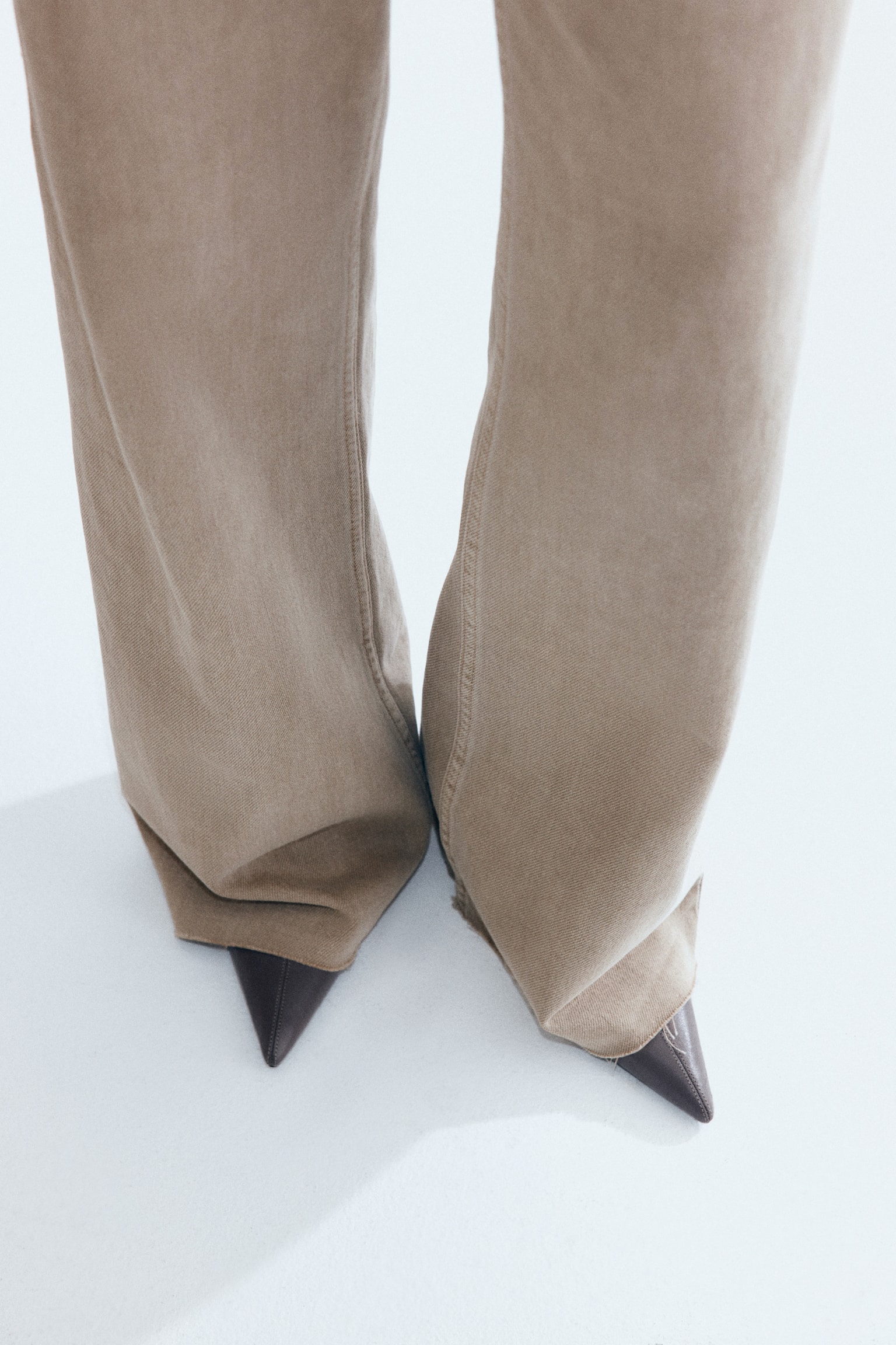 Wide High Jeans - Mole/White/Washed black/Denim blue/Dark denim blue - 7