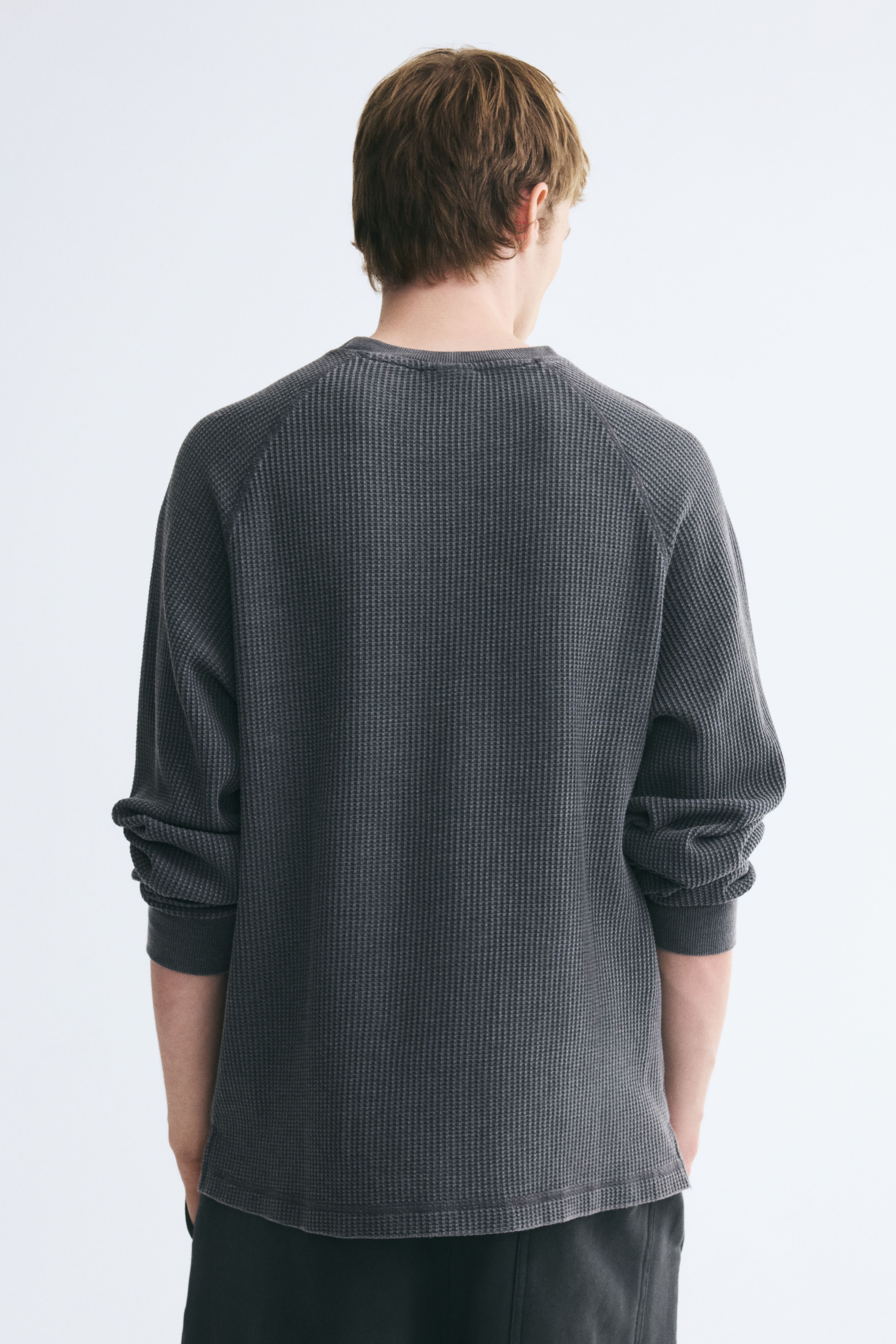 Regular-Fit Waffled Shirt