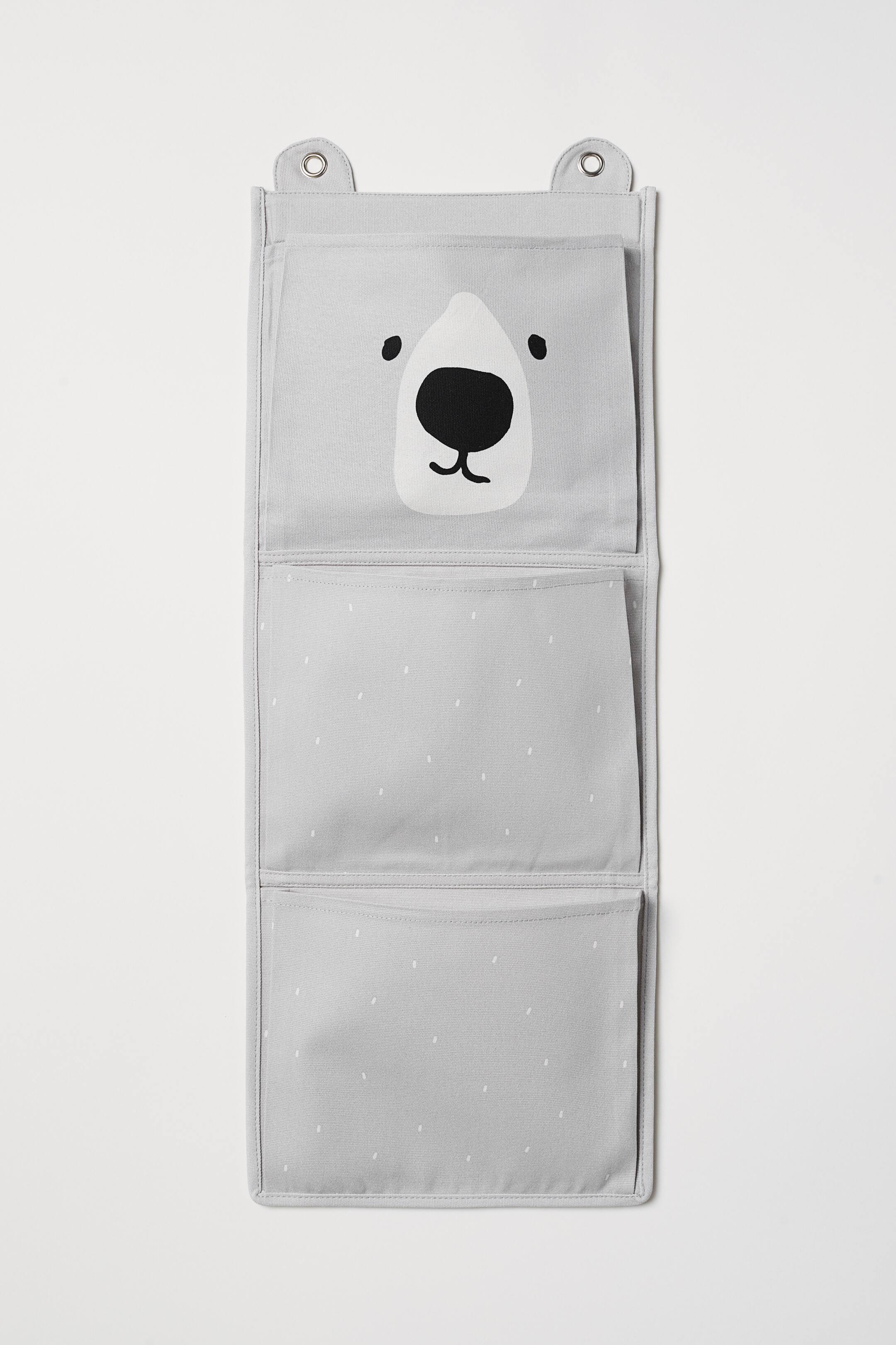 View larger image: Canvas wall tidy - Light grey/Polar bear - Home All | H&M IE 1