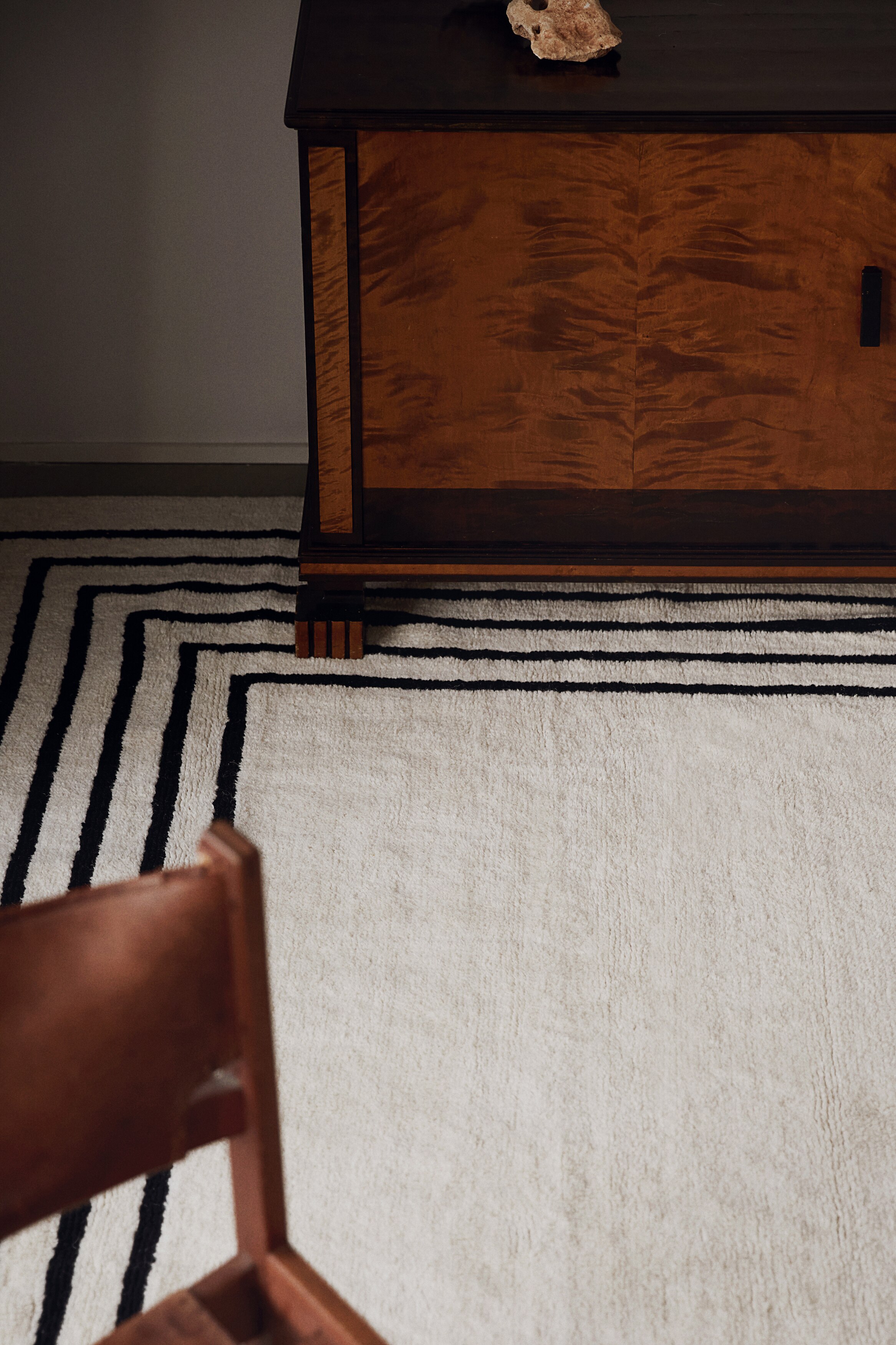 Villasekoitteinen matto - Vaaleanbeige/Kuviollinen