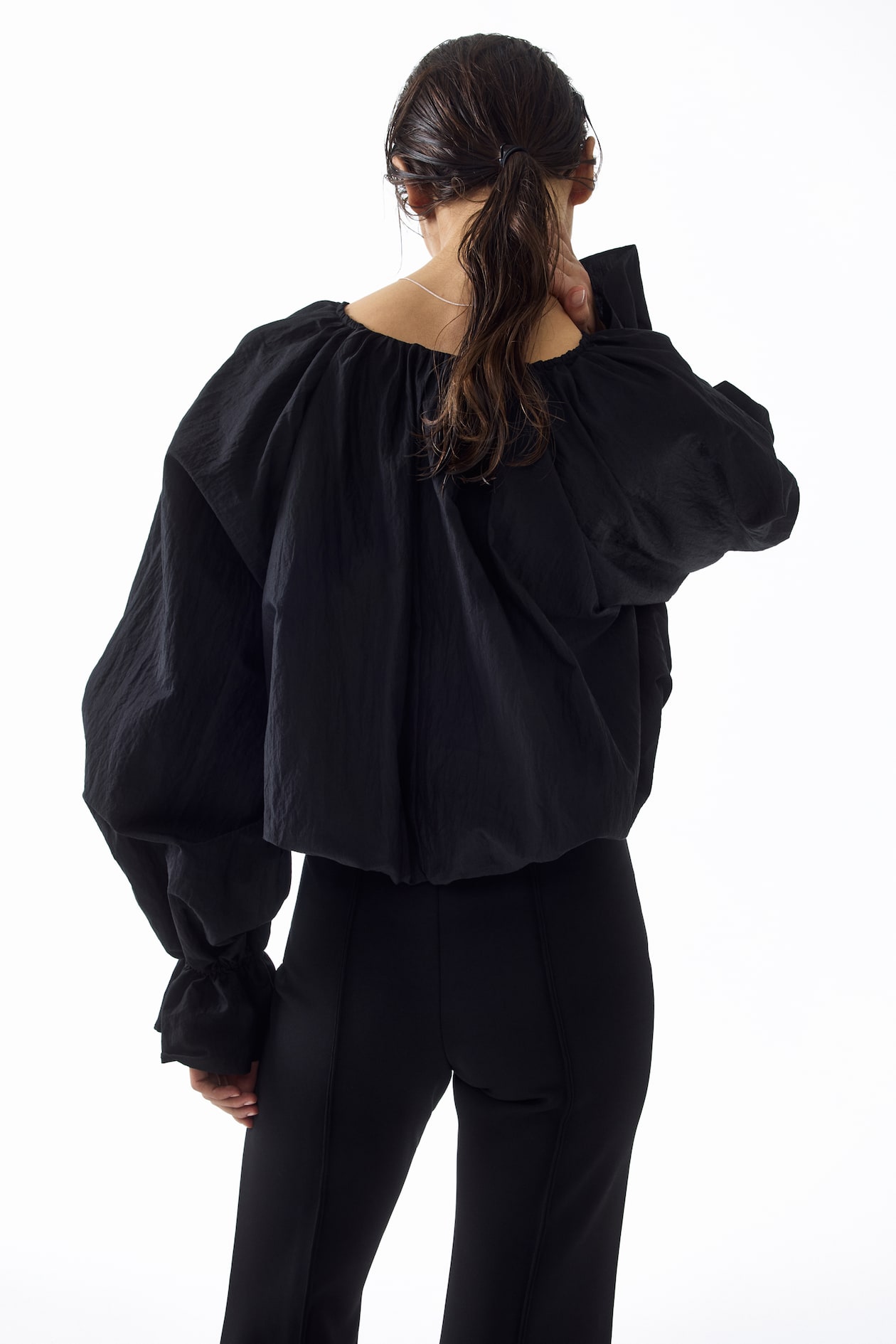 Creased Flared Pants - image 2