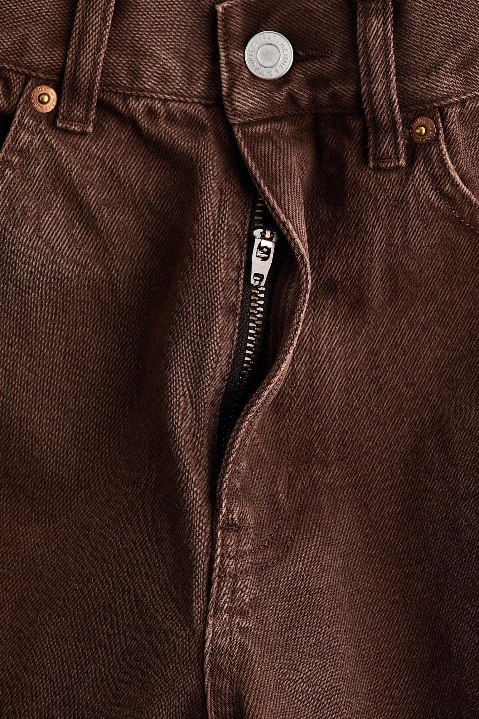 Barrel Regular Waist Jeans - Marron/Bleu denim clair/Dark denim blue - 3