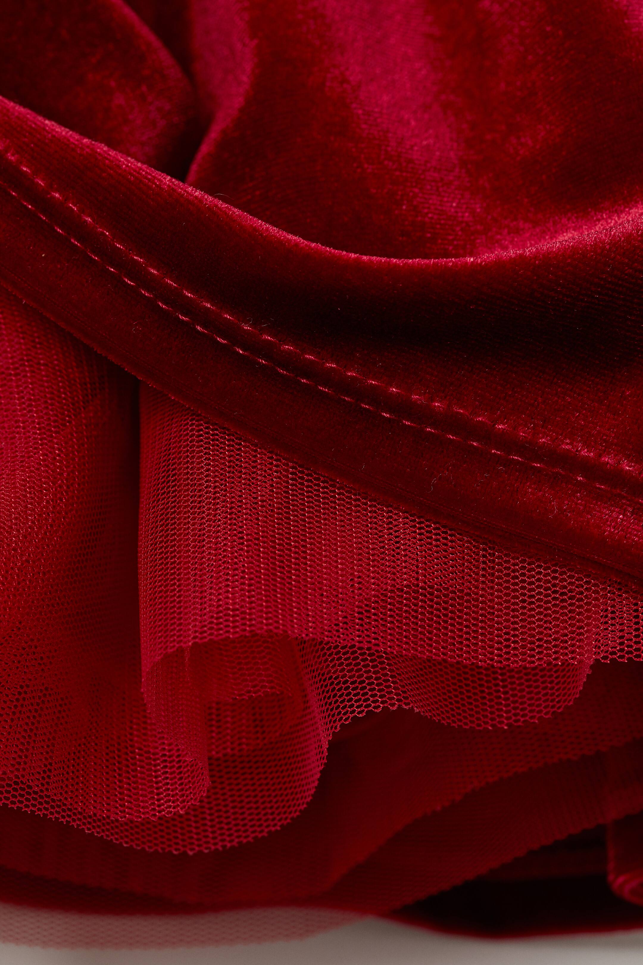 Agrandir l'image: Robe en velours - Rouge - ENFANT | H&M FR 2