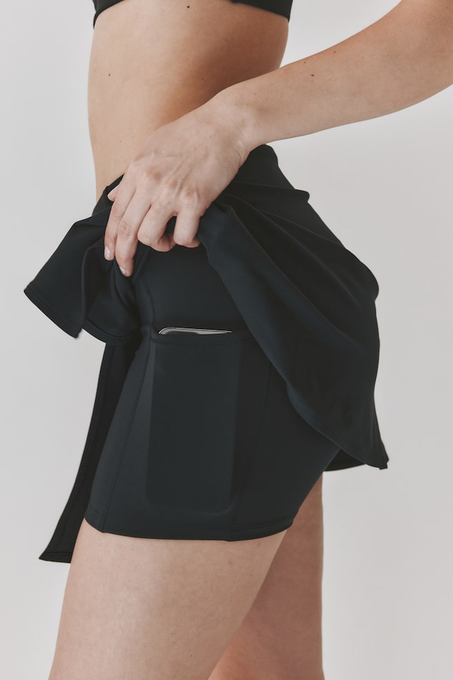 Tennis skirt with SoftMove™-Noir - 2