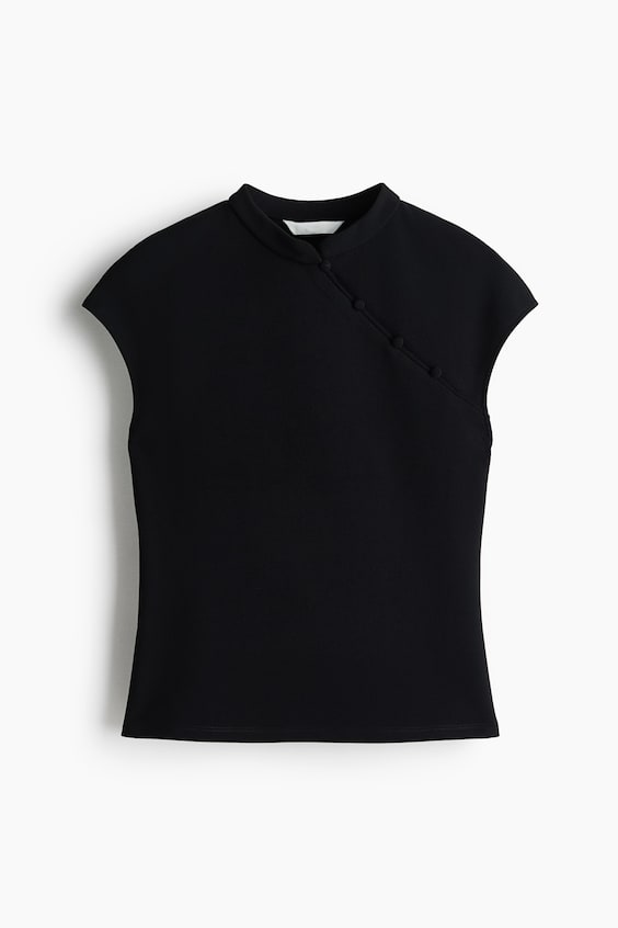 Женские кепки H&M Sleeved Top with Button Detail