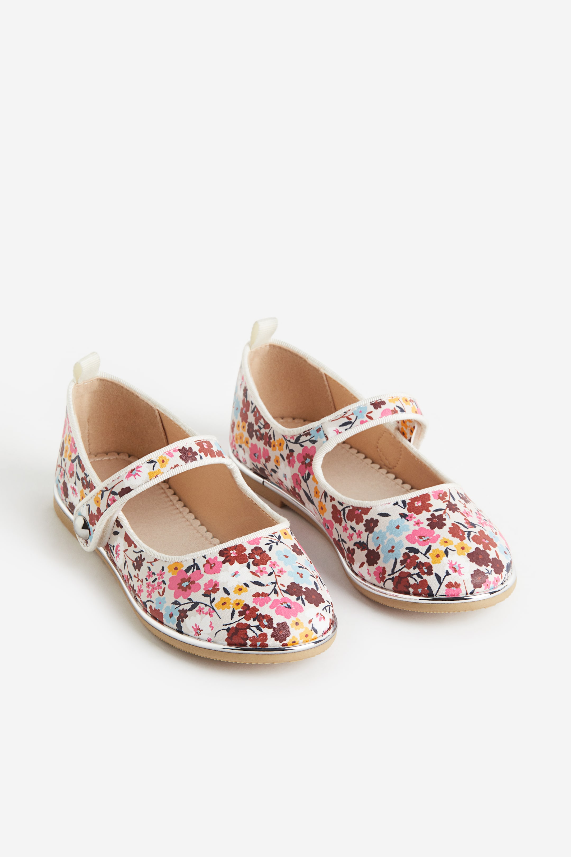 View larger image: Ballet Flats - Pink/floral - Kids | H&M US 1
