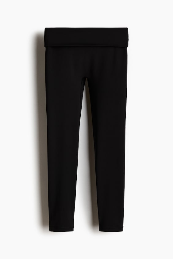 Детские леггинсы H&M Foldover-Waist Yoga Leggings with SoftMove™