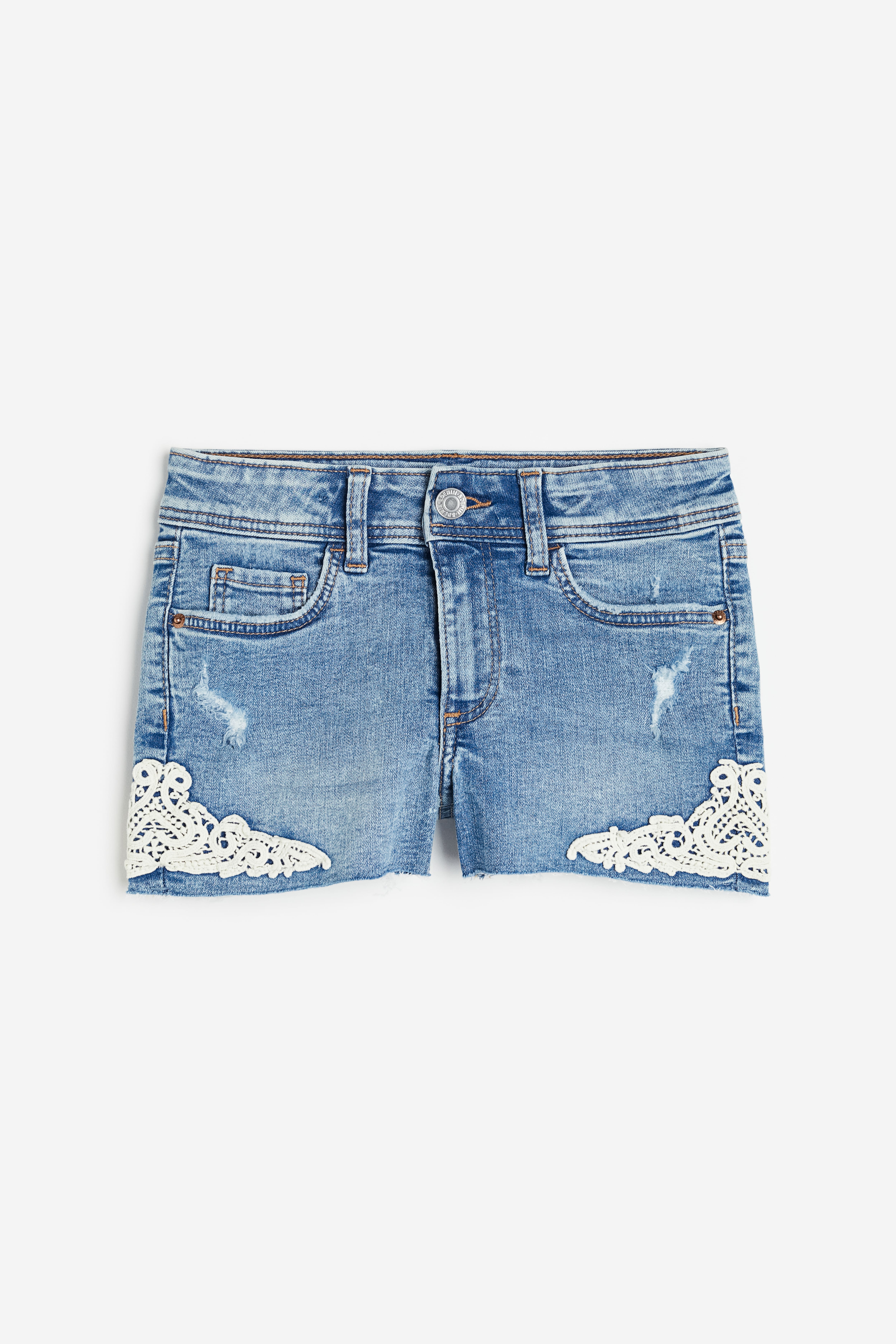 H&m distressed shorts fashion