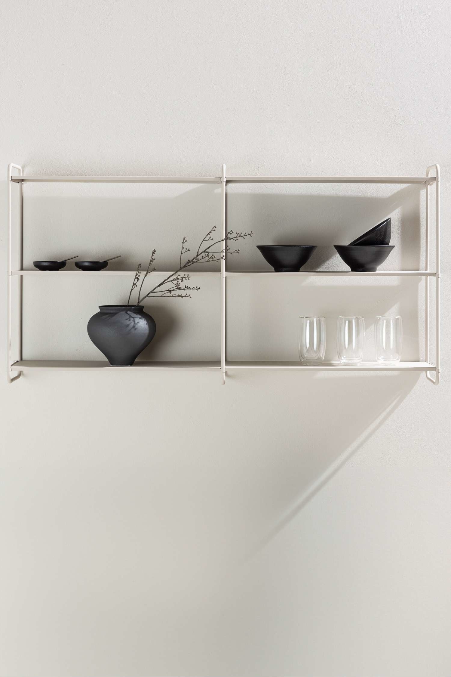 Mensola Lyon - Ferro, Beige/Ferro, Nero