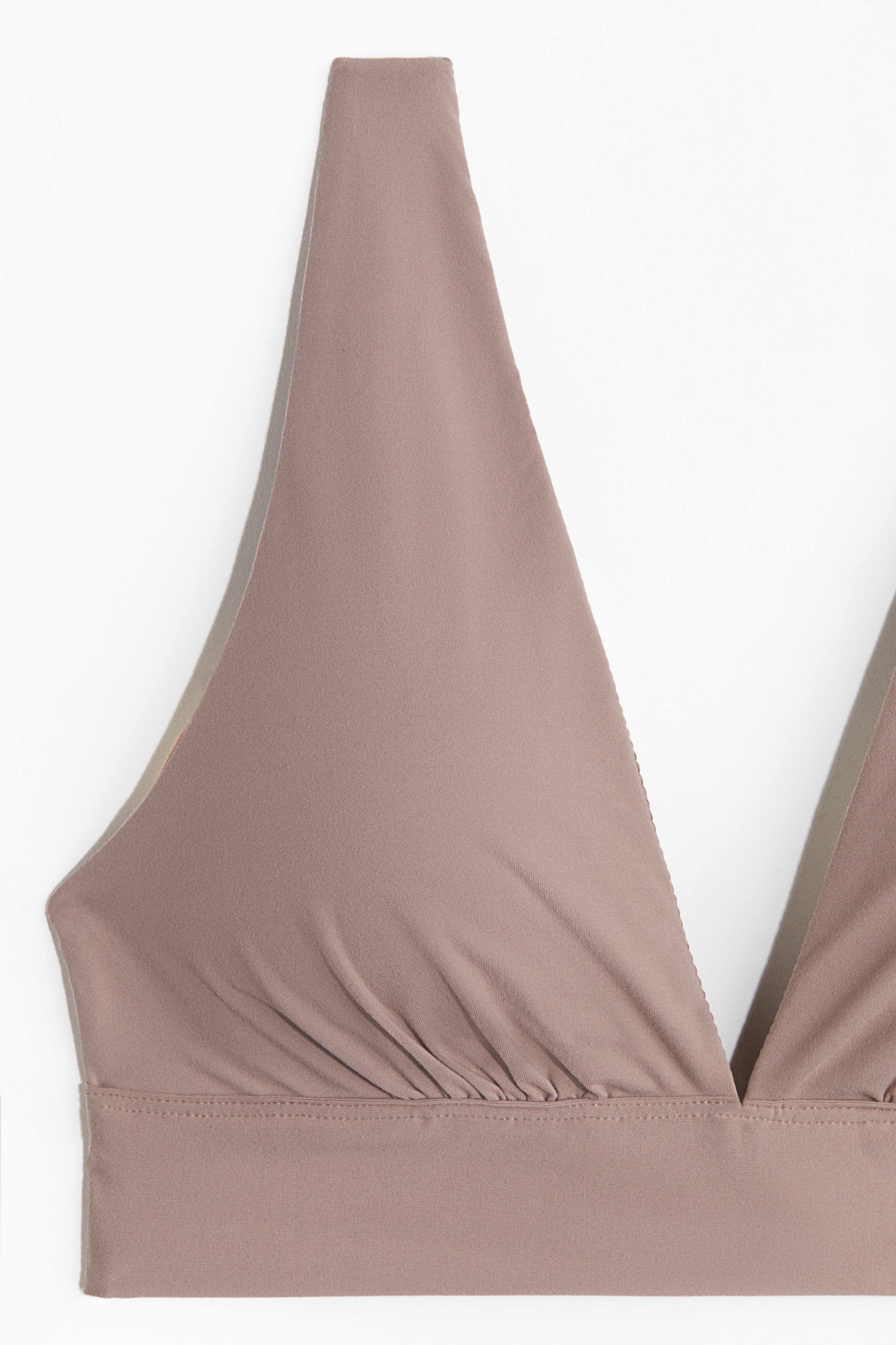 Padded soft microfibre bra