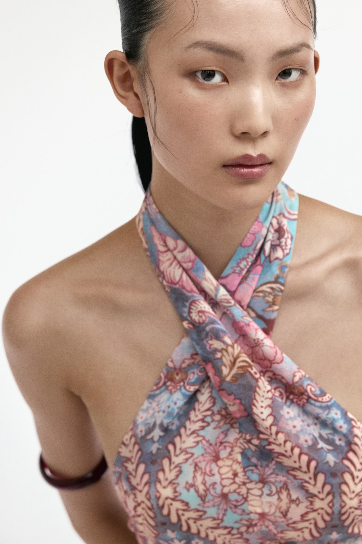 Chiffon Halterneck Dress - image 2
