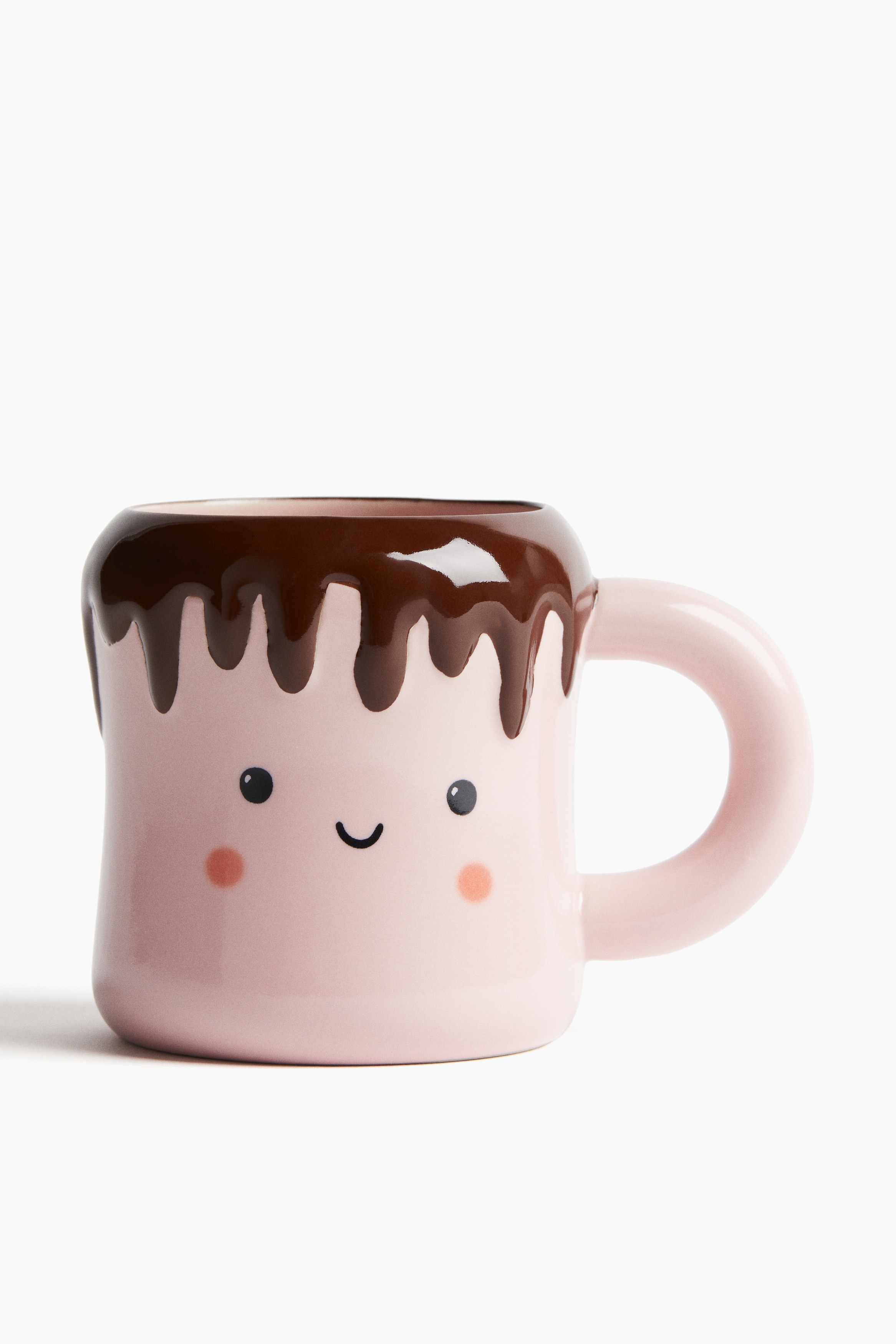 Tazza a forma di marshmallow - Rosa/Bianco
