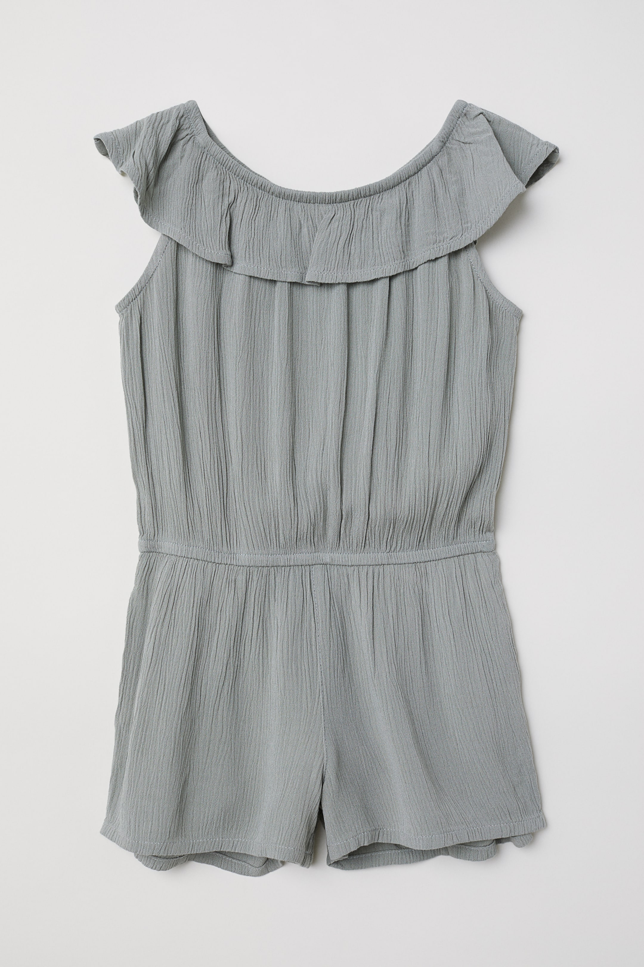 View larger image: Patterned playsuit - Khaki green - Kids | H&M 1