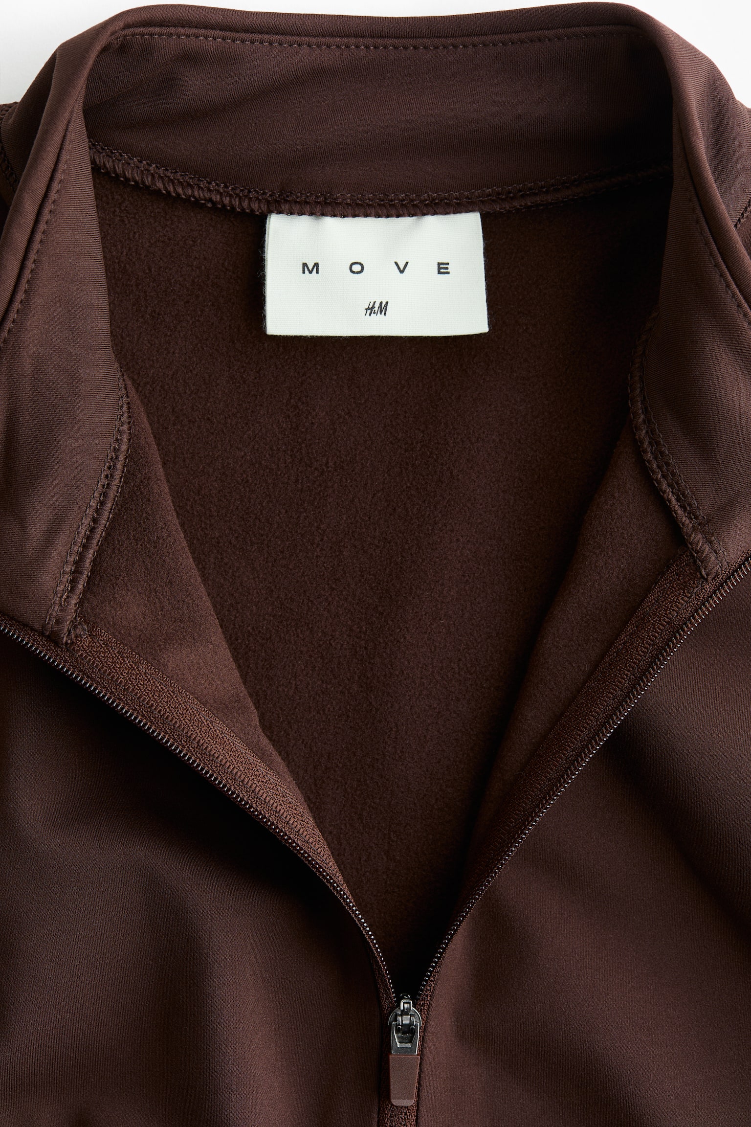 Fleece sportvest met SoftMove™ - Warmbruin/Zwart/Chocolade-pruimenpaars/Ivoorwit - 6