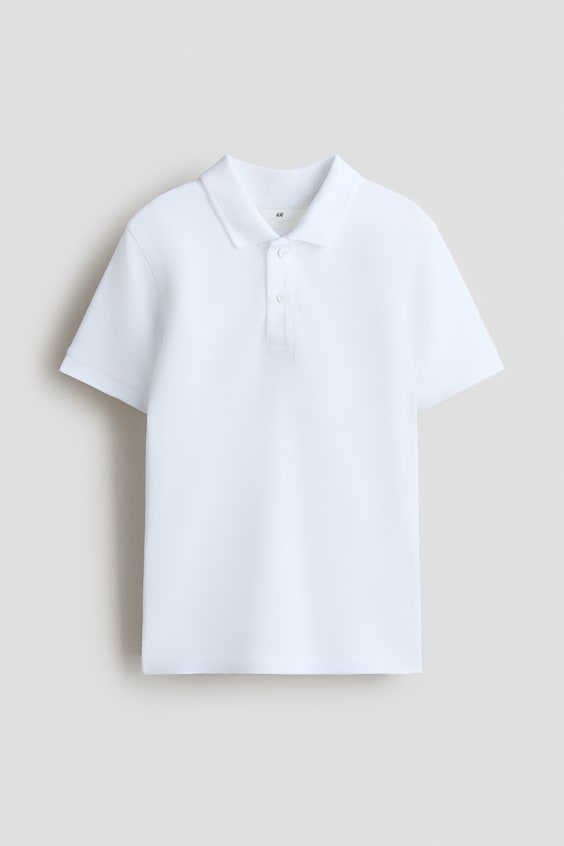 Детские рубашки H&M Cotton Pique Polo Shirt