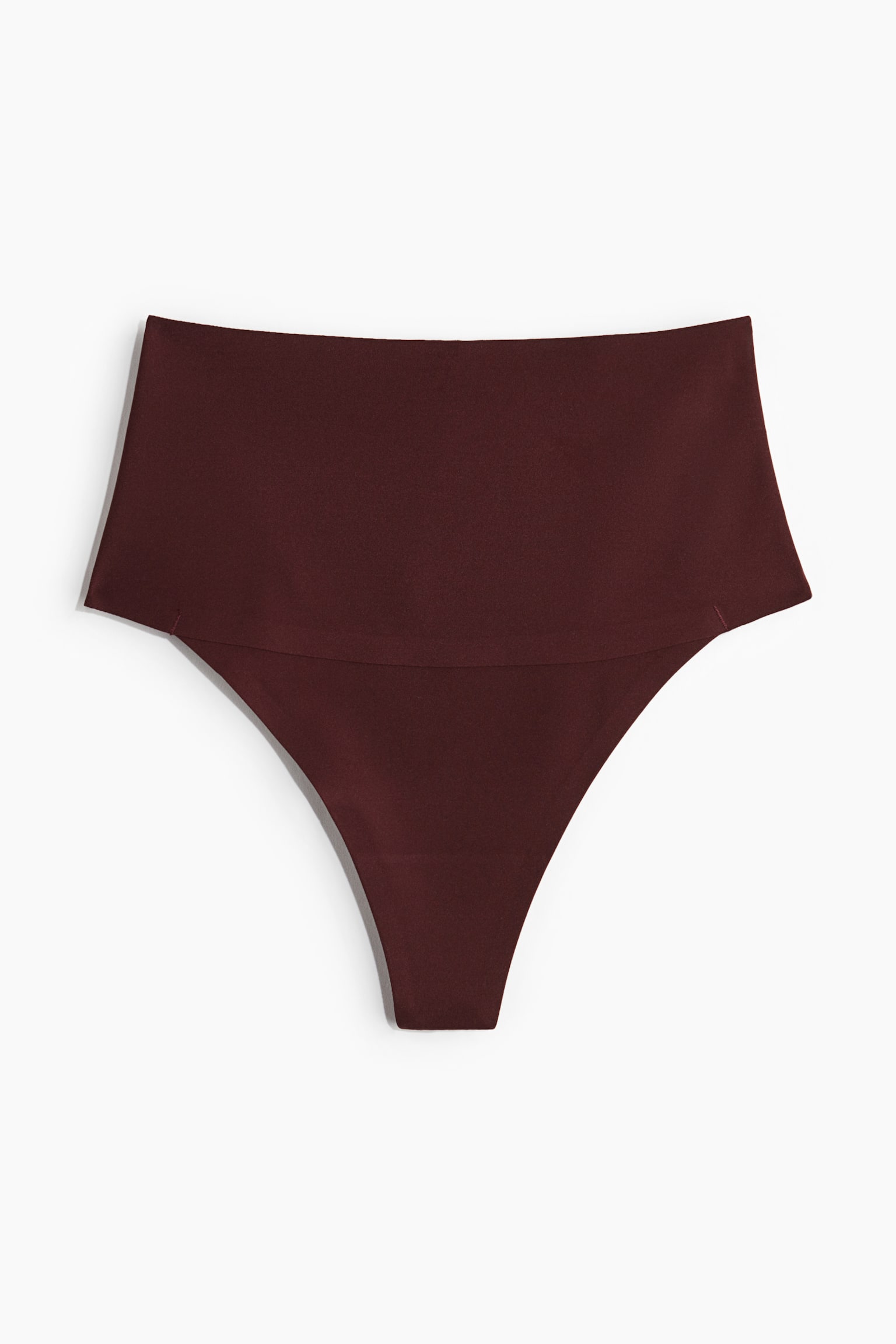 Medium Shape Thong briefs - Burgundy/Black - 1