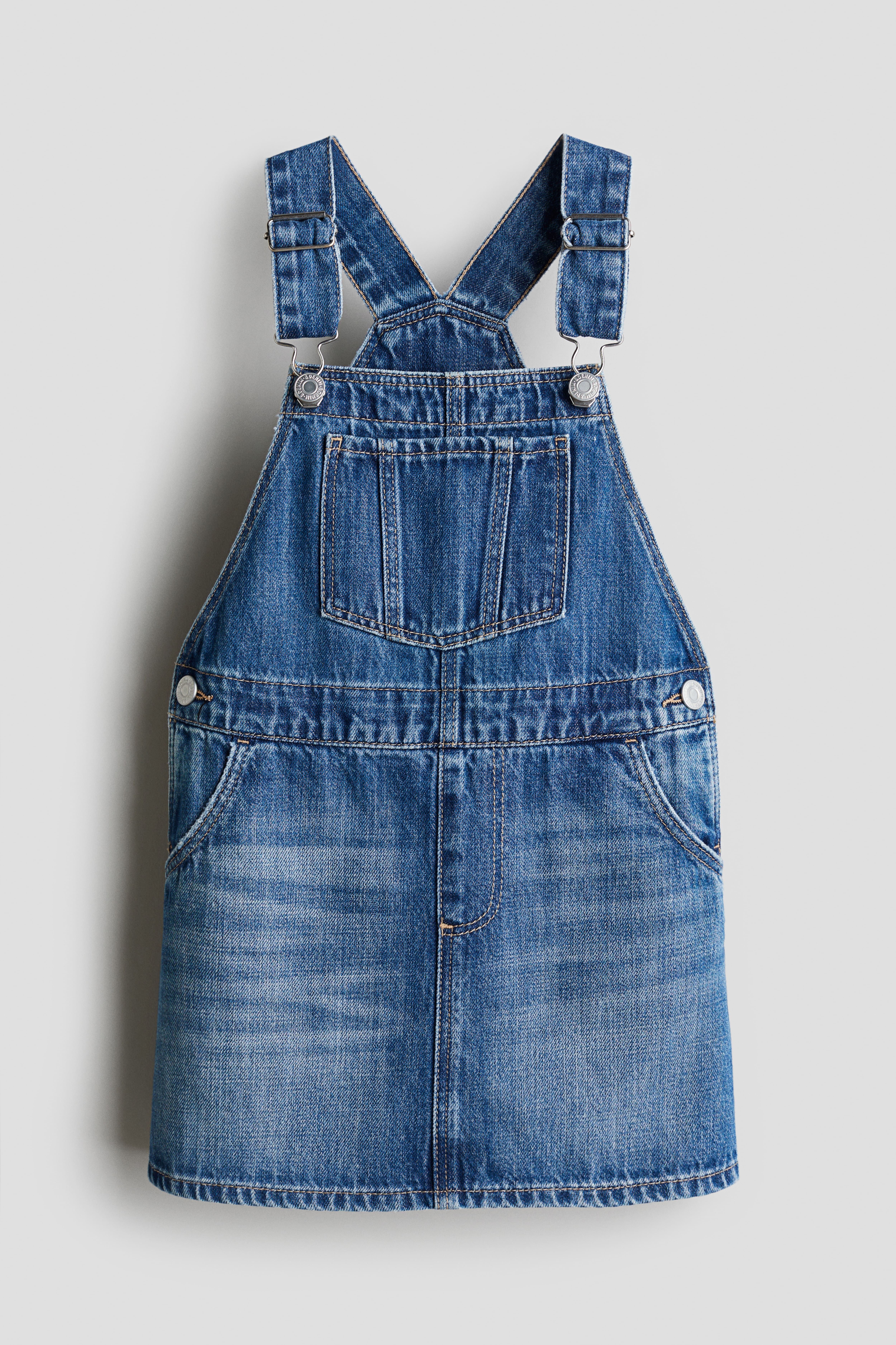 H&m dungaree shorts on sale