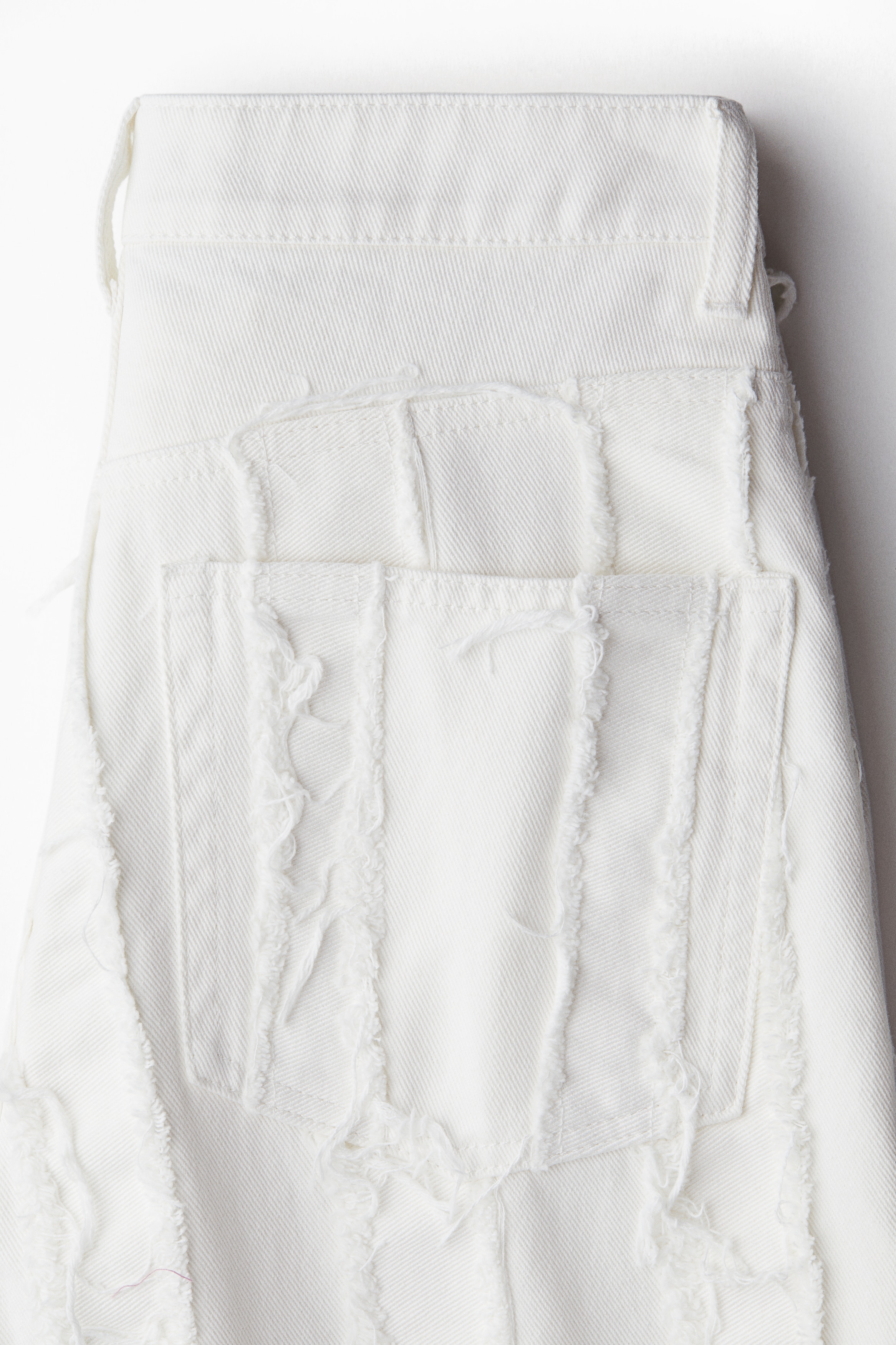 Frayed jeans