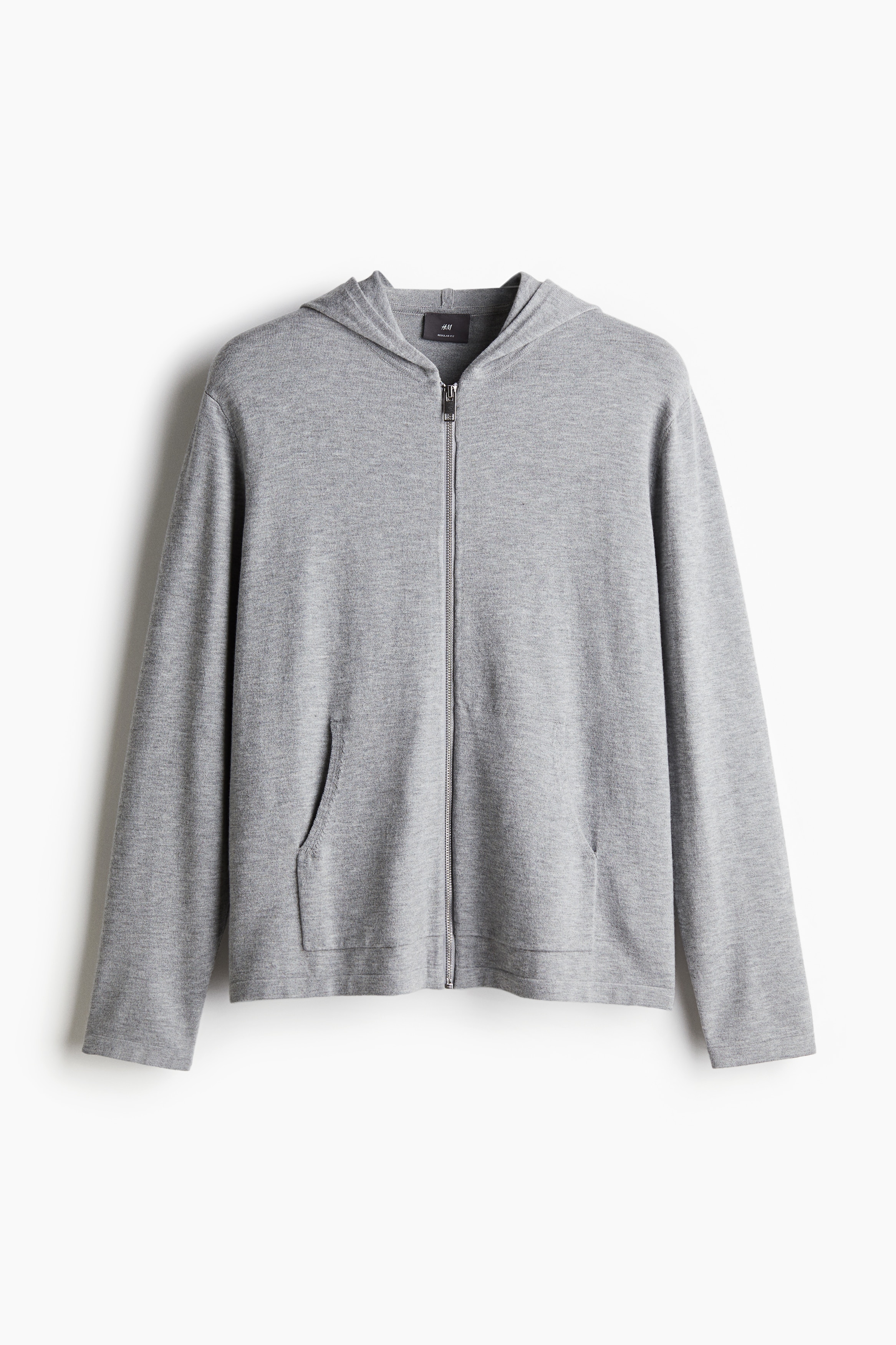 Regular Fit Knit Hooded Jacket from H&M - $37.99