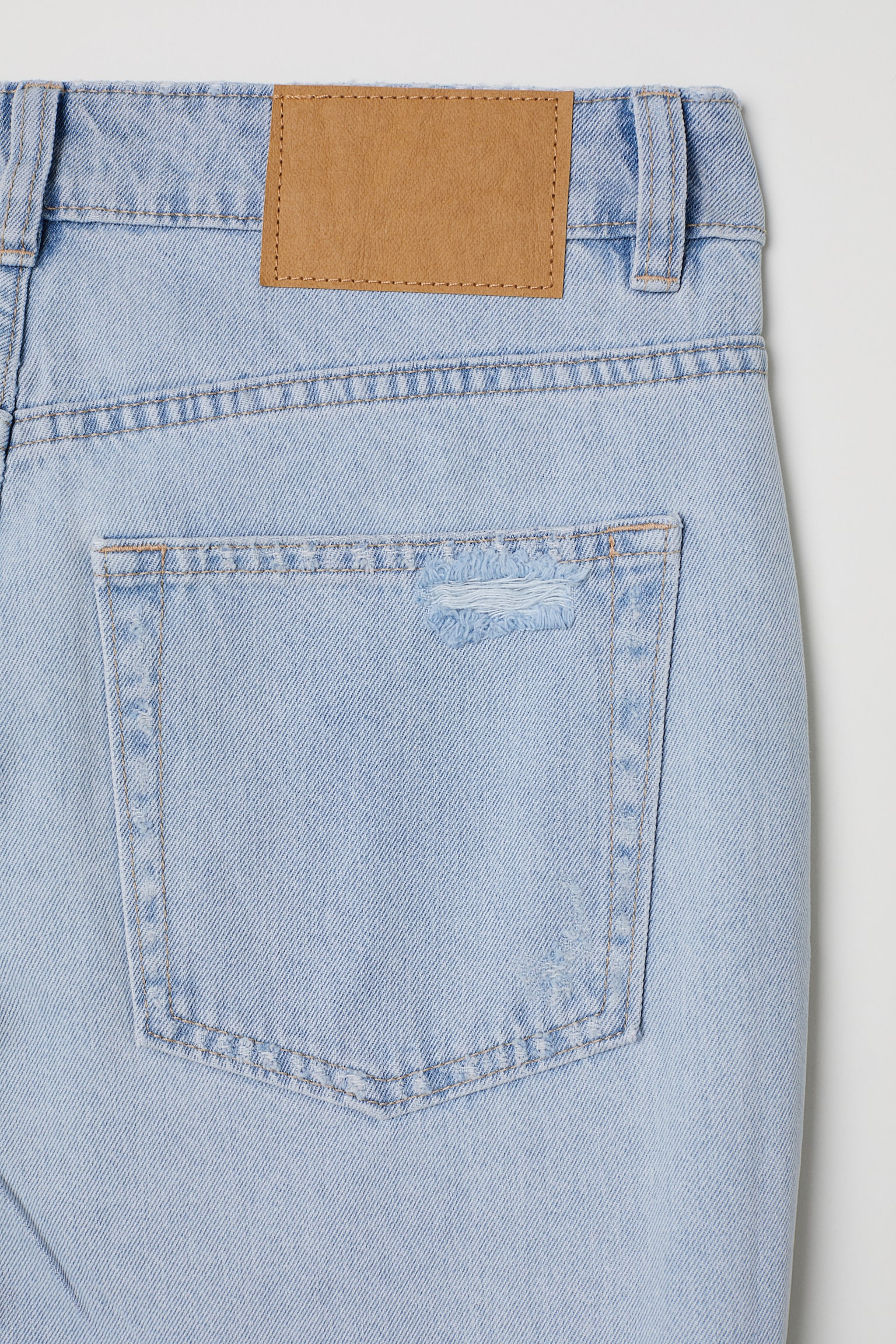 Boyfriend Slim Low Jeans - Světlý denim blue - 2