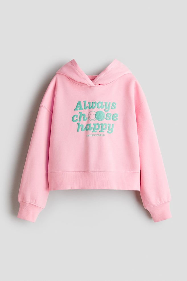 Hoodie with Motif - Pink/SmileyWorld®/Dusty pink/Lilo & Stitch - 1