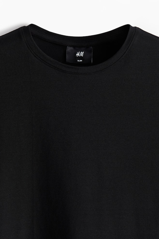 Playera Slim Fit - Negro/Blanco/Azul marino/Verde caqui/Café oscuro - 4