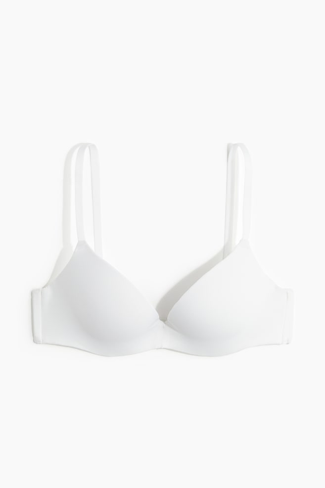 Sutien super push-up din microfibră - Alb/Bej-închis/Negru/Bej - 1