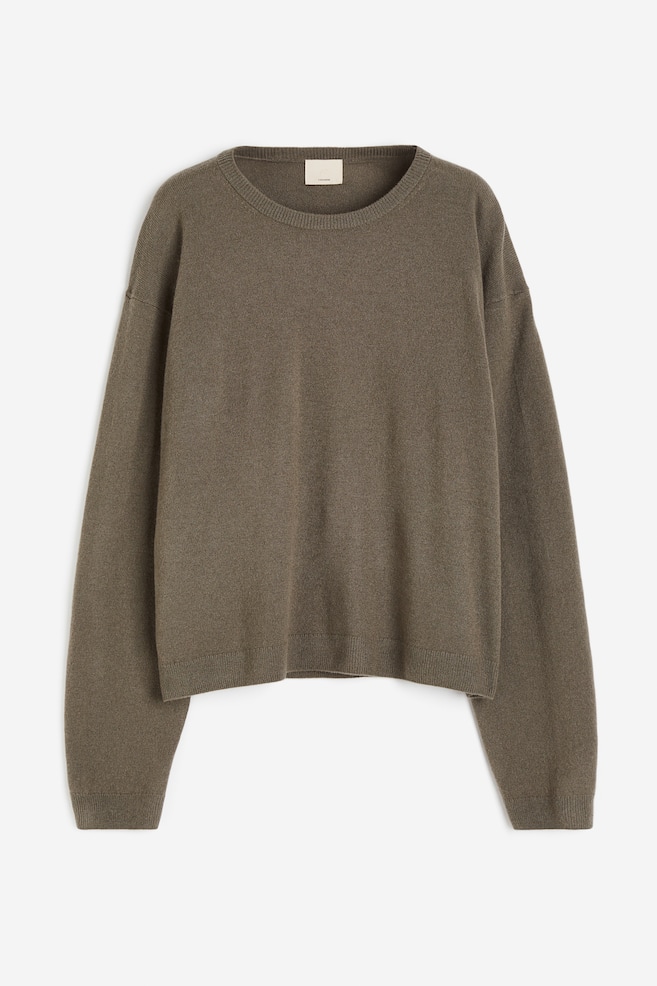 Fine-knit cashmere jumper - Dark mole/Black/Dark grey/Greige/dc/dc/dc/dc - 2