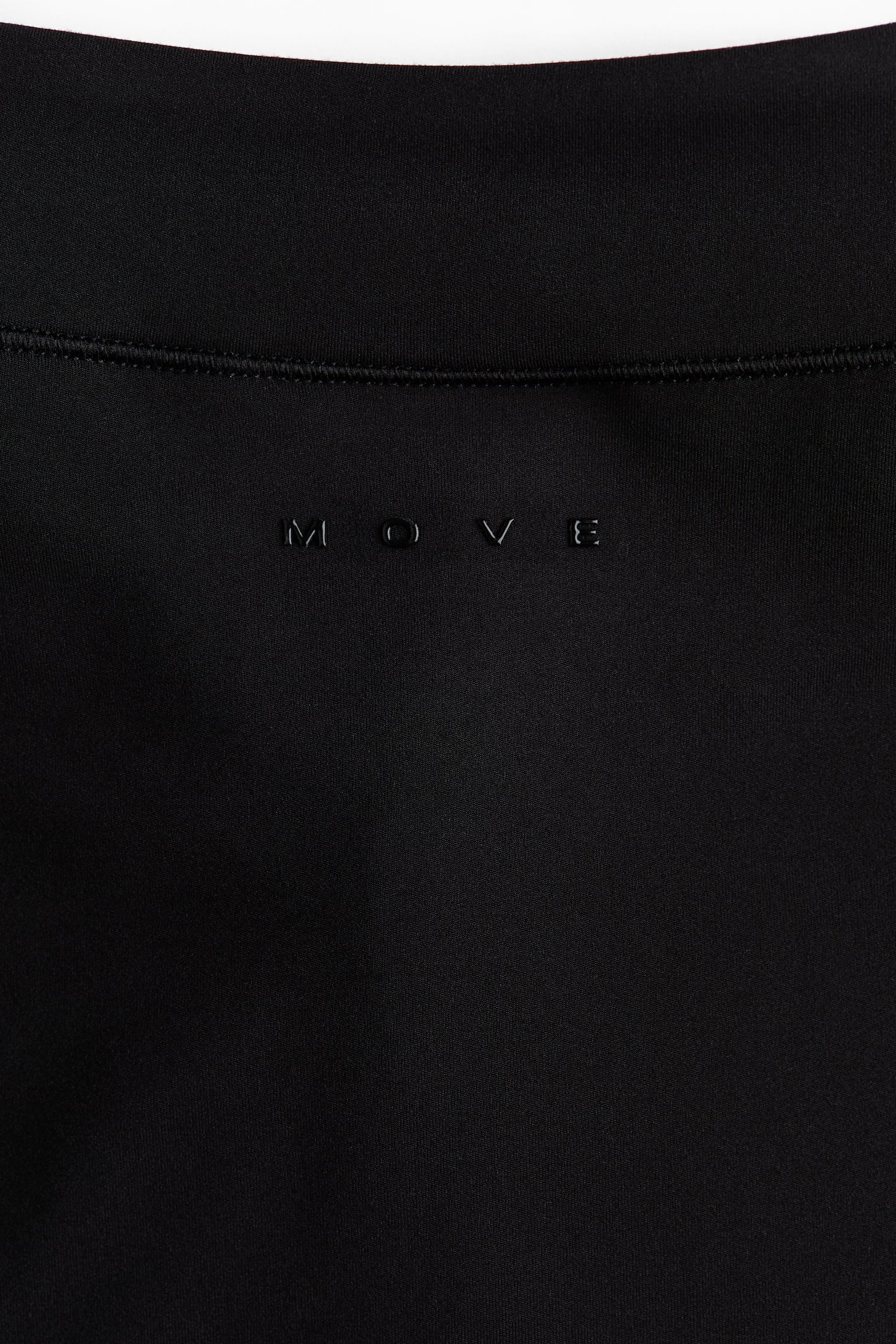 Женский топ H&M Move Warm Half-Zip Sports with Fleece SoftMove™, цвет: Чёрный — фото 9