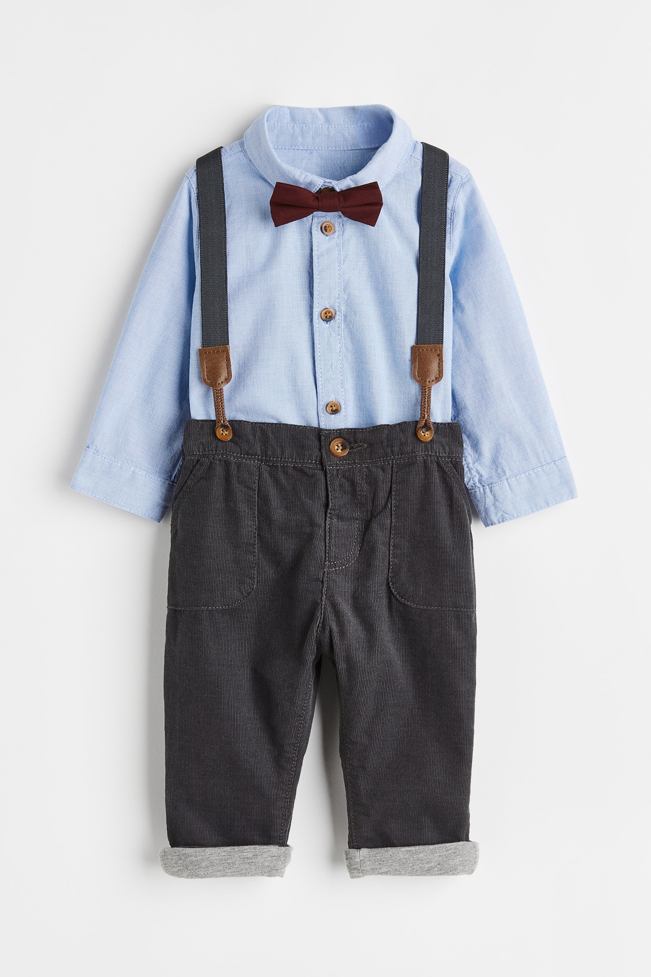 View larger image: Dressy set - Light blue/Dark grey - Kids | H&M 1
