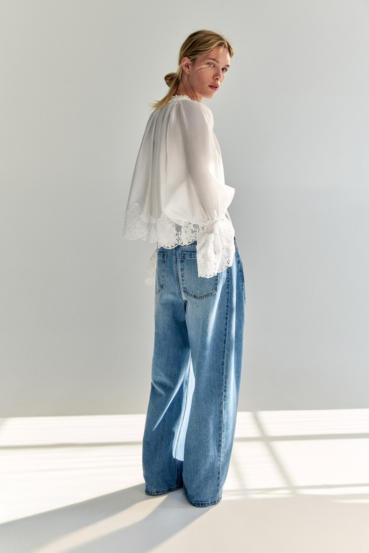 Lace-Trimmed Blouse - image 2