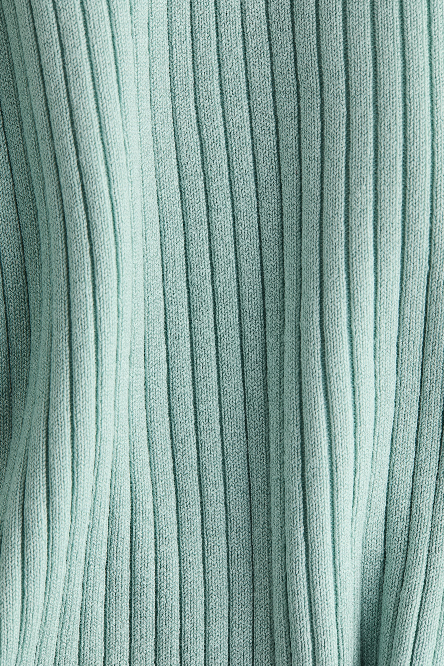 Short rib-knit top - Light green/Cream/Striped/Light pink/Dark red/White/Blue striped - 2