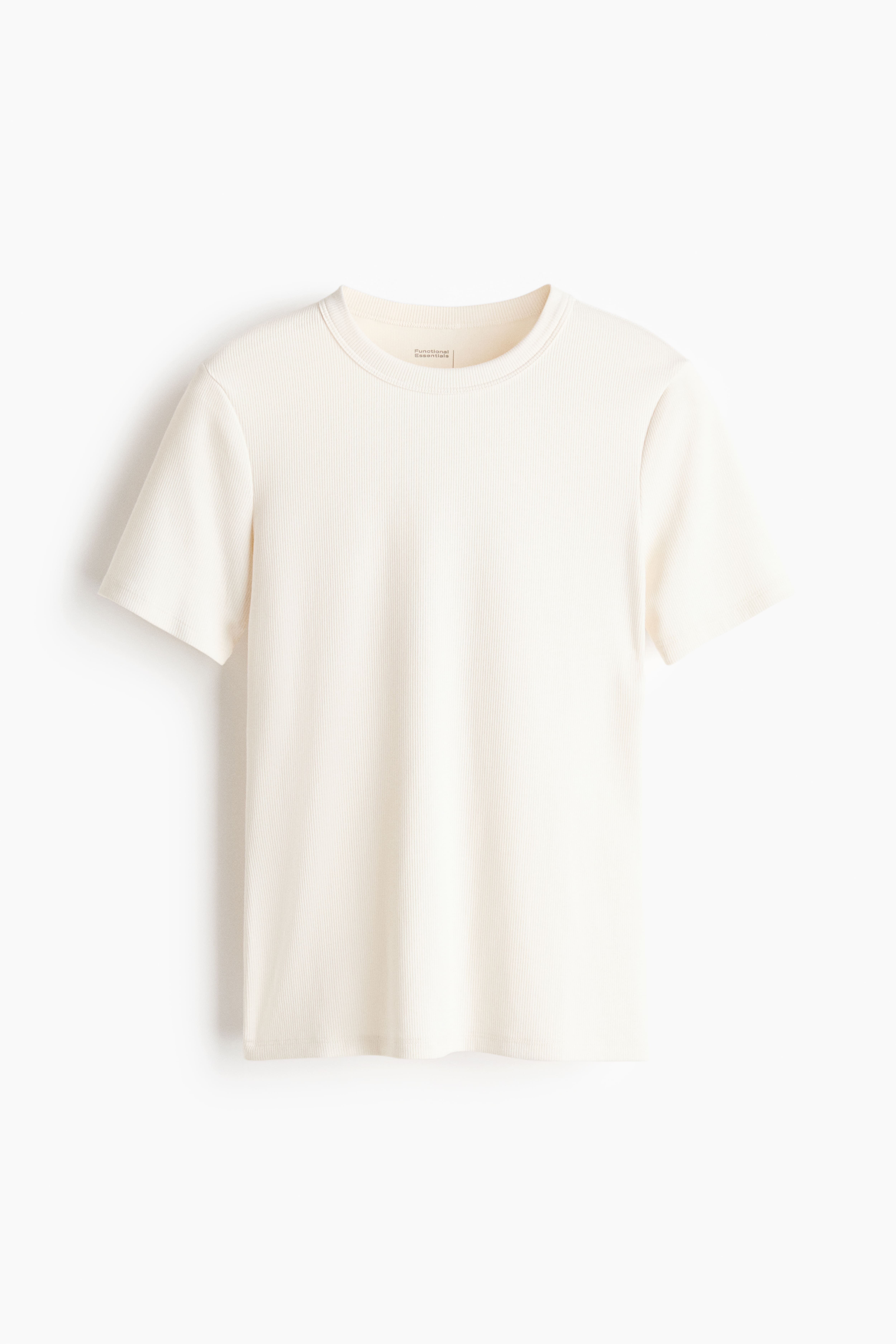 Cooling Slim-Fit Ribbed T-Shirt
