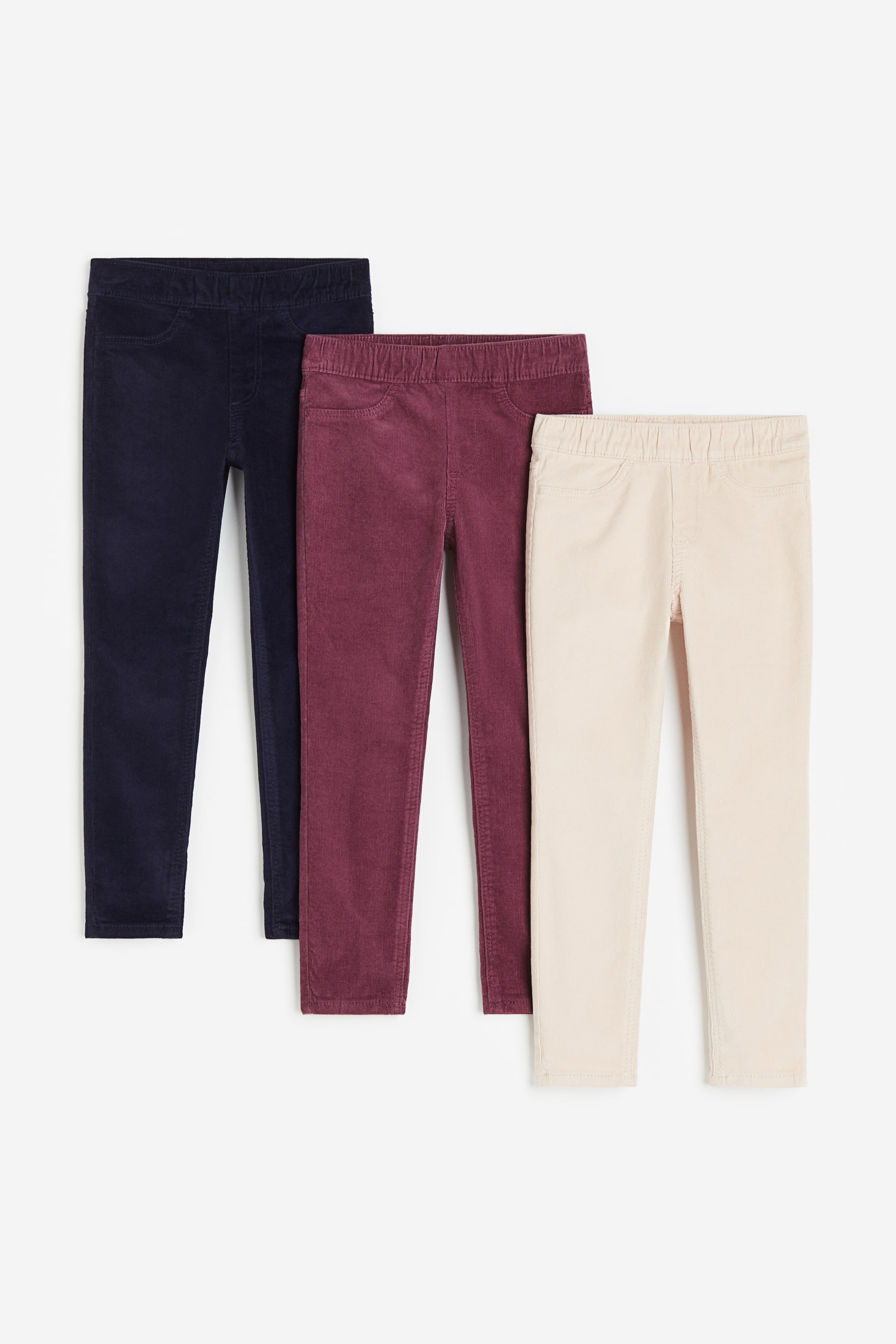 3-pack Corduroy Treggings