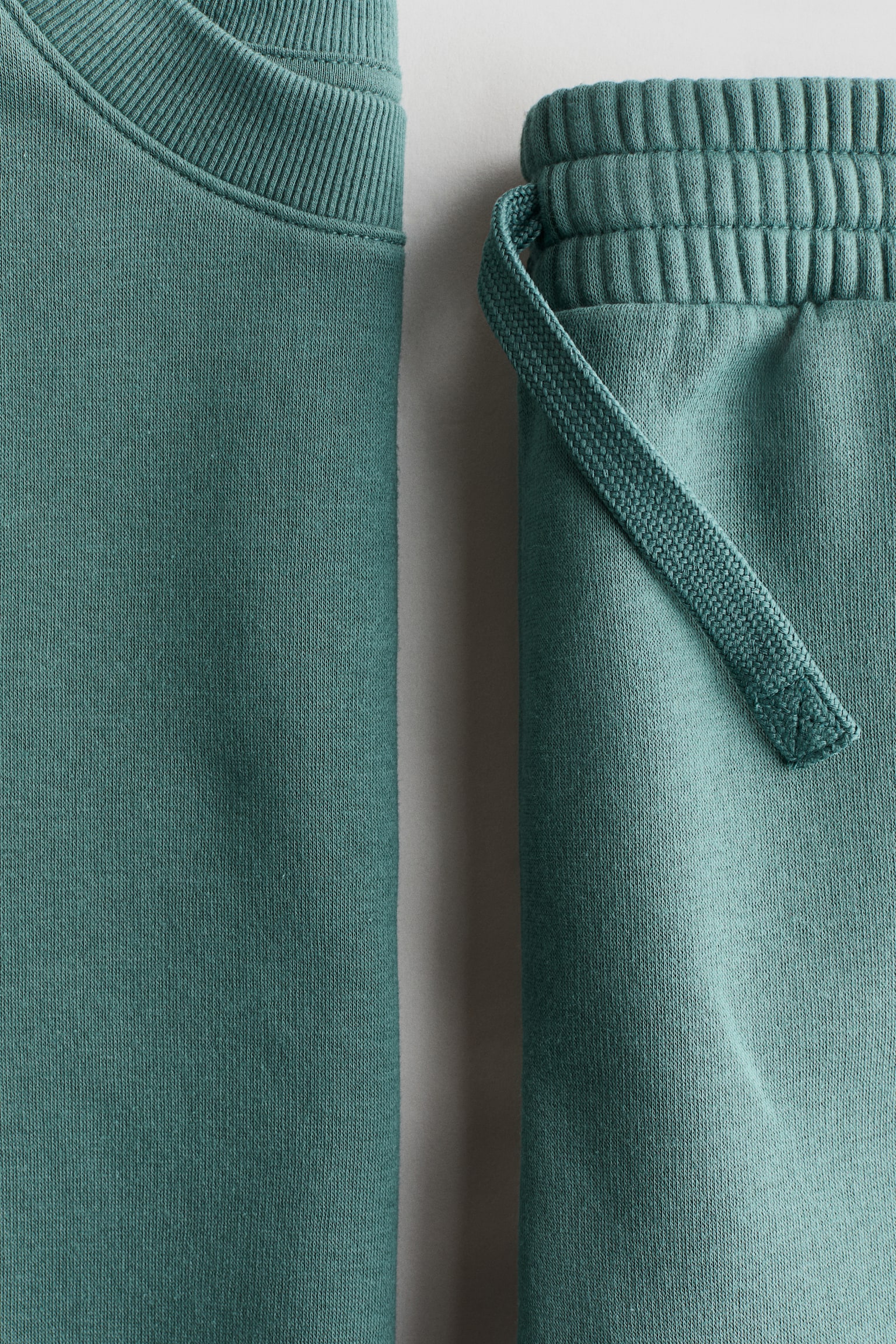 2-piece sweatshirt set-Green - 2