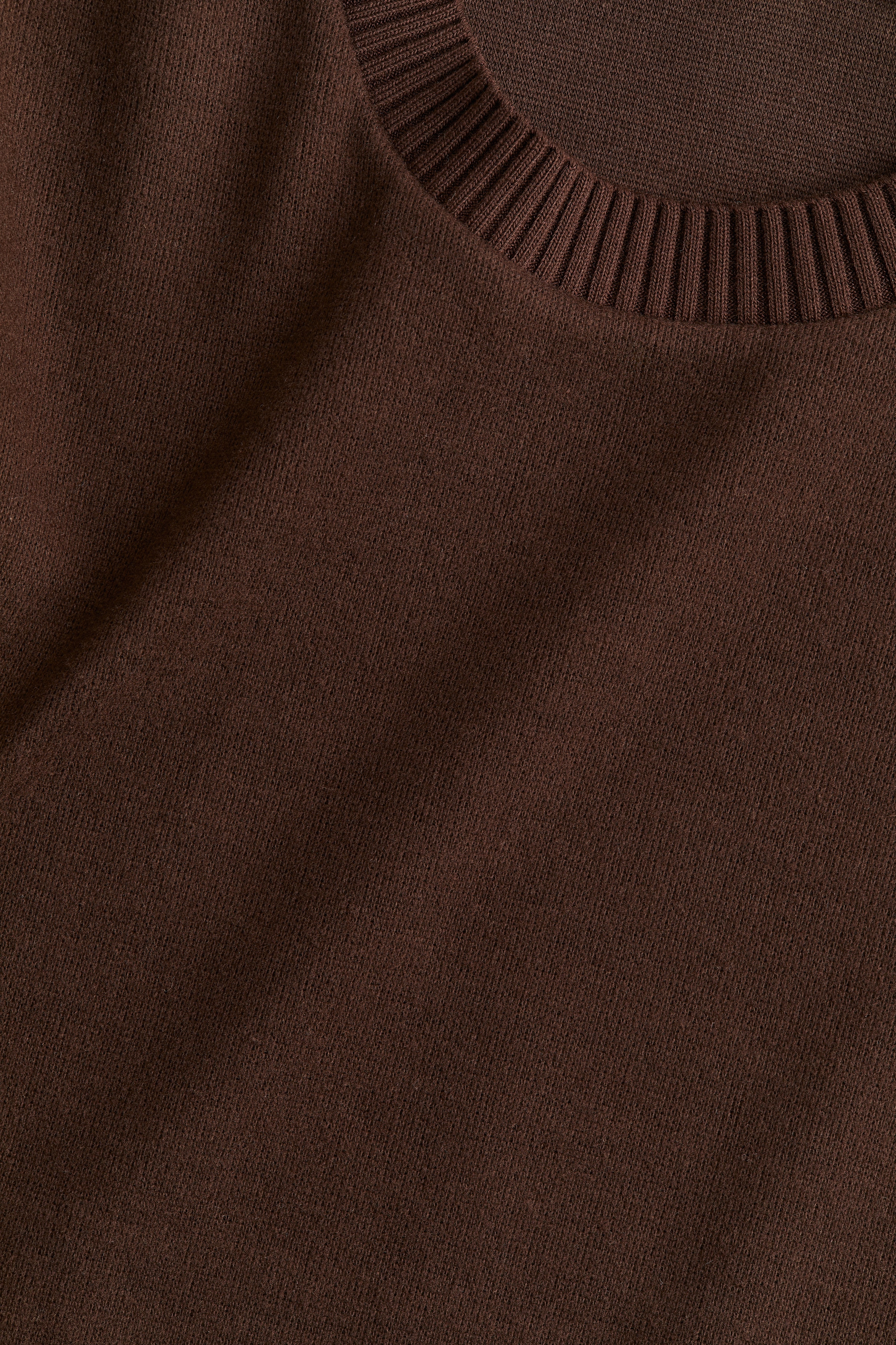 Women's Dark brown Fine-Knit Sweater | H&M CA