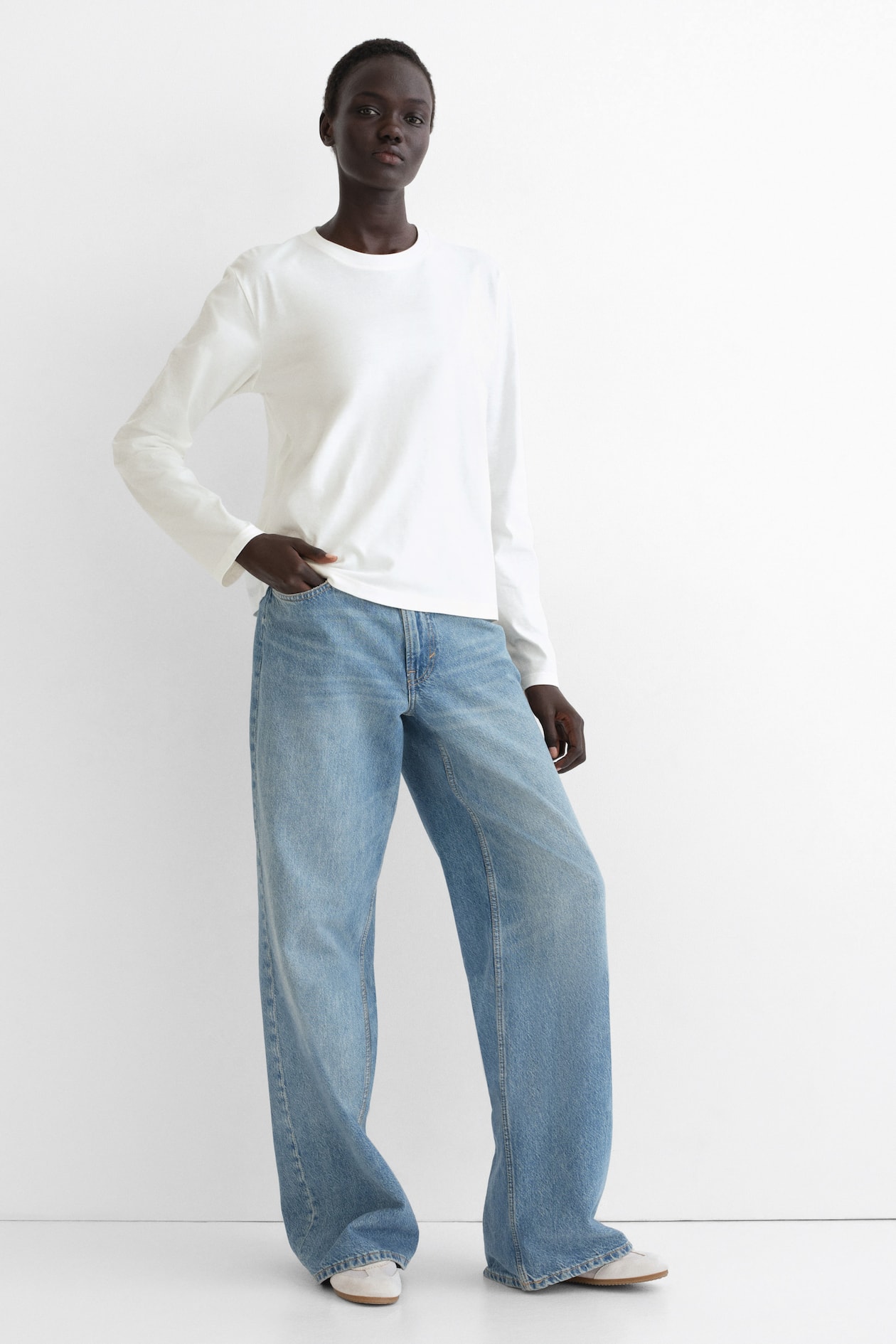 Long-Sleeved Cotton Top - image 2