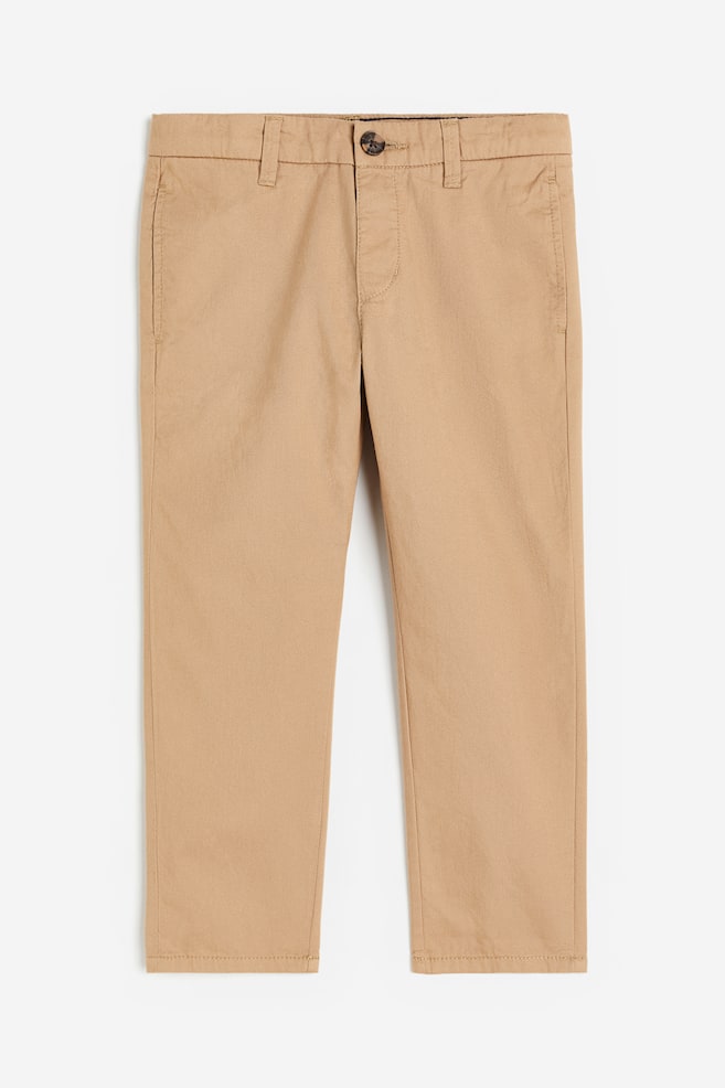 Chinos i bomull Relaxed Fit - Beige/Marinblå/Grön/Brun/dc - 1