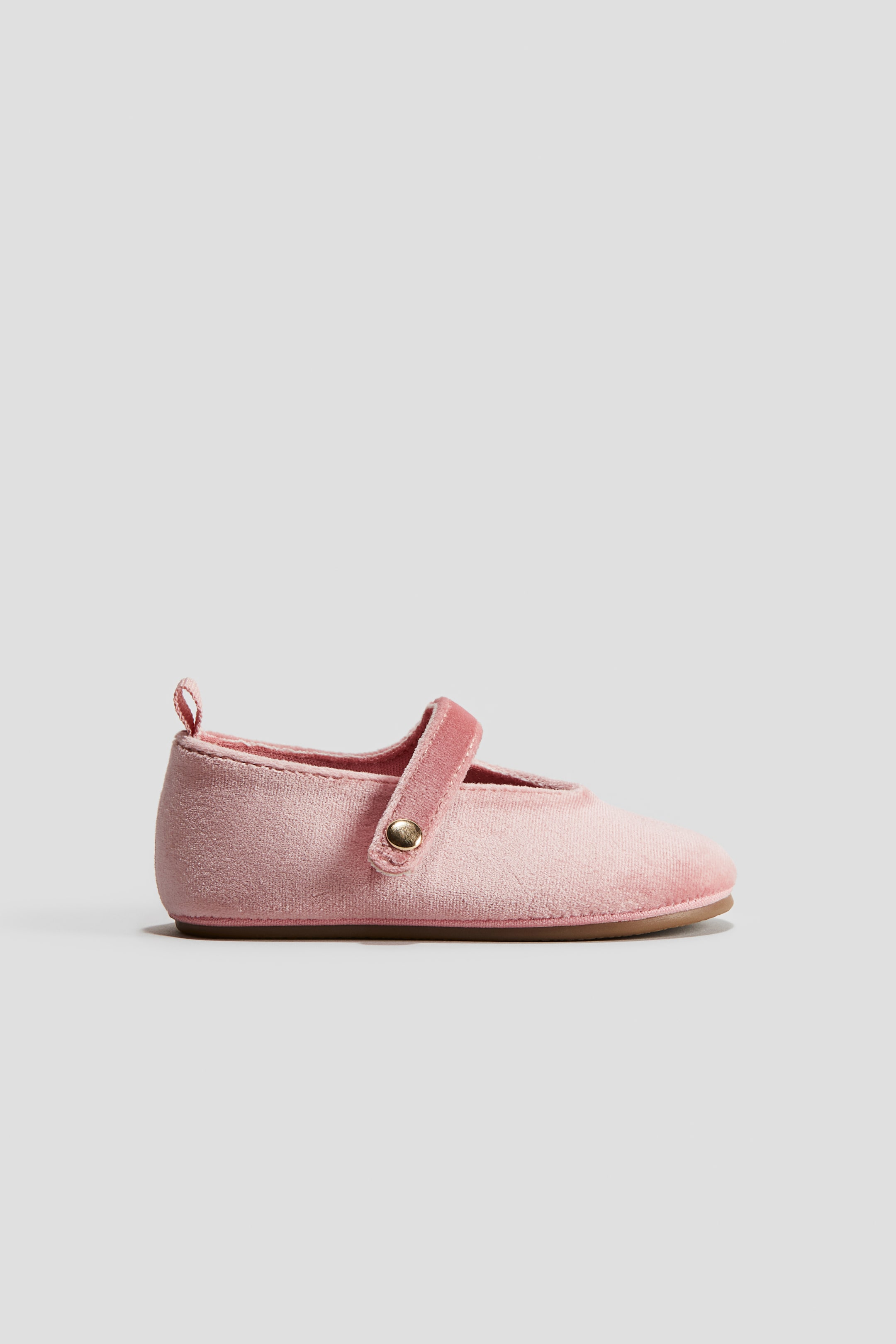 Velour Ballet Flats