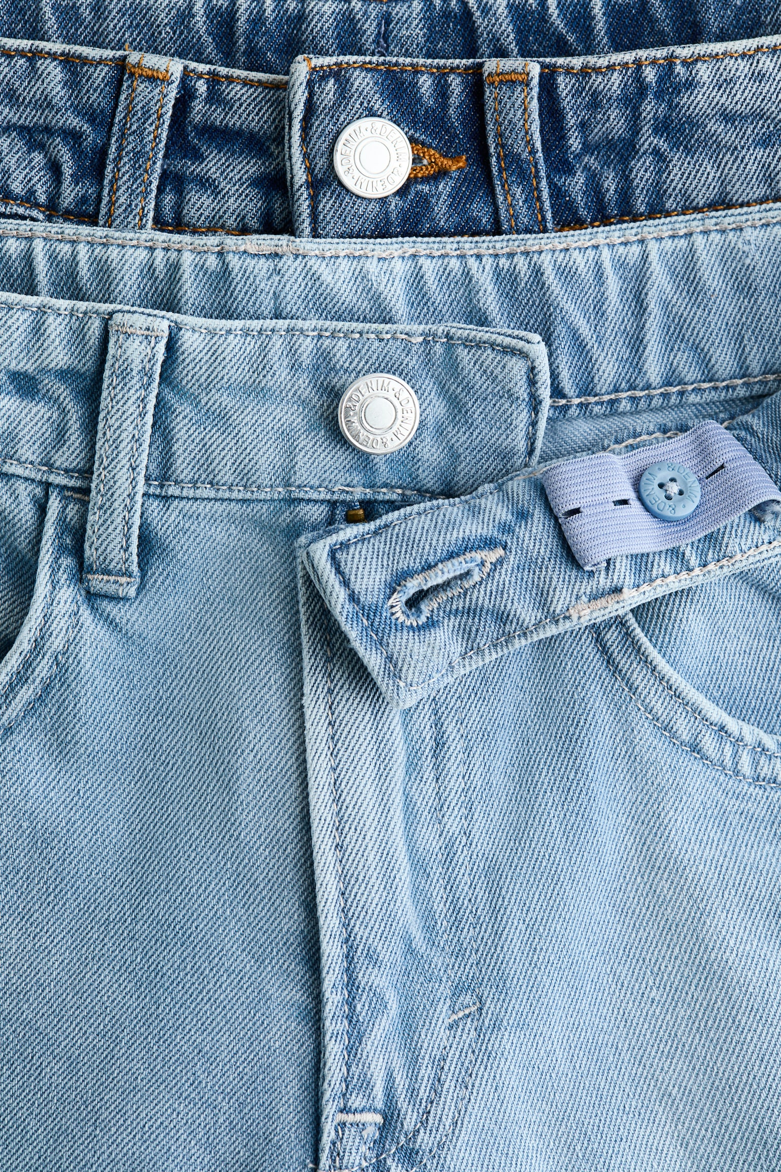 Pack de 2 Loose Fit Jeans - Azul denim/Azul denim claro/Preto/Azul denim/Azul denim escuro/Preto/Azul denim escuro - 2