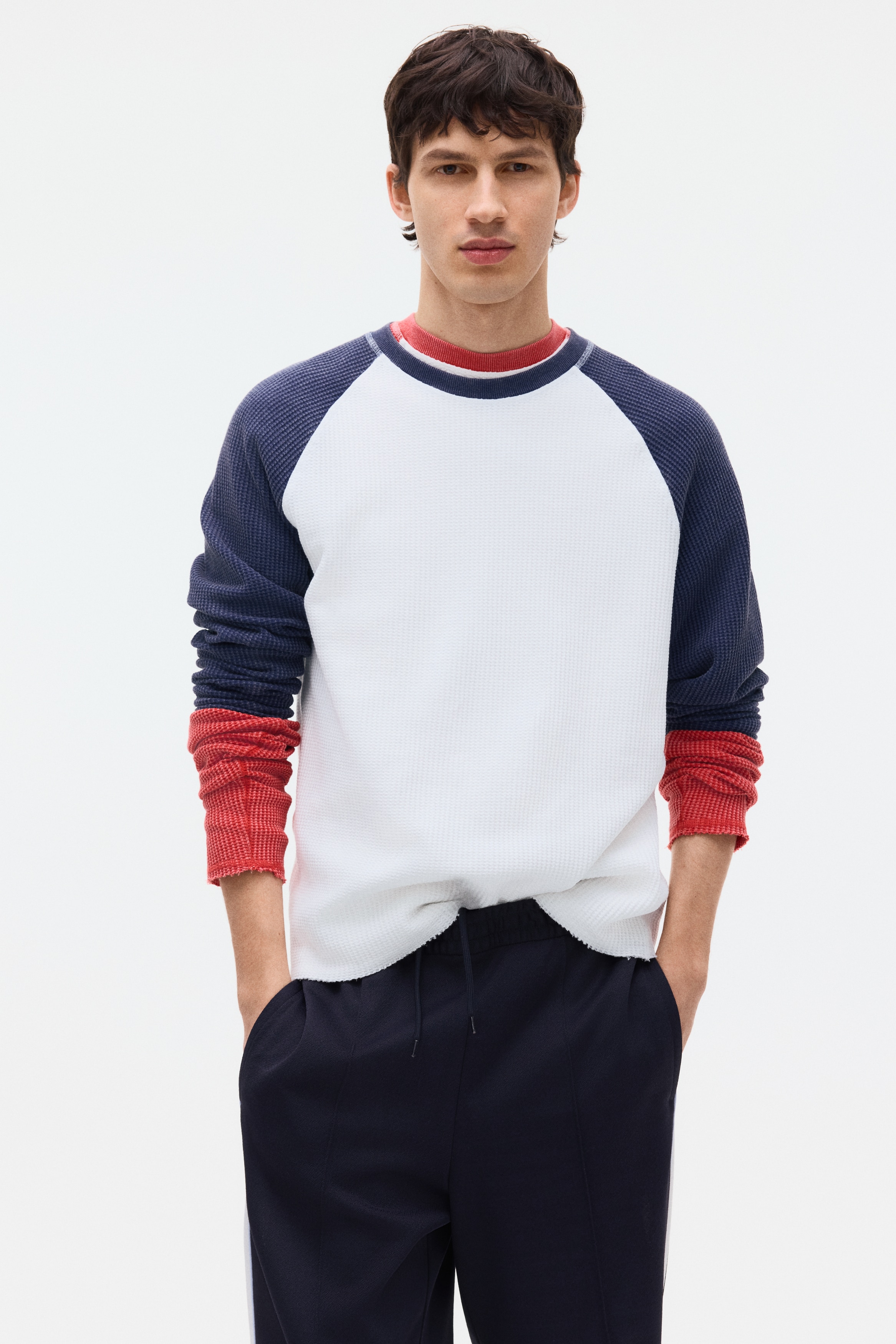 Regular-Fit Waffled Jersey Shirt from H&M - $39.99