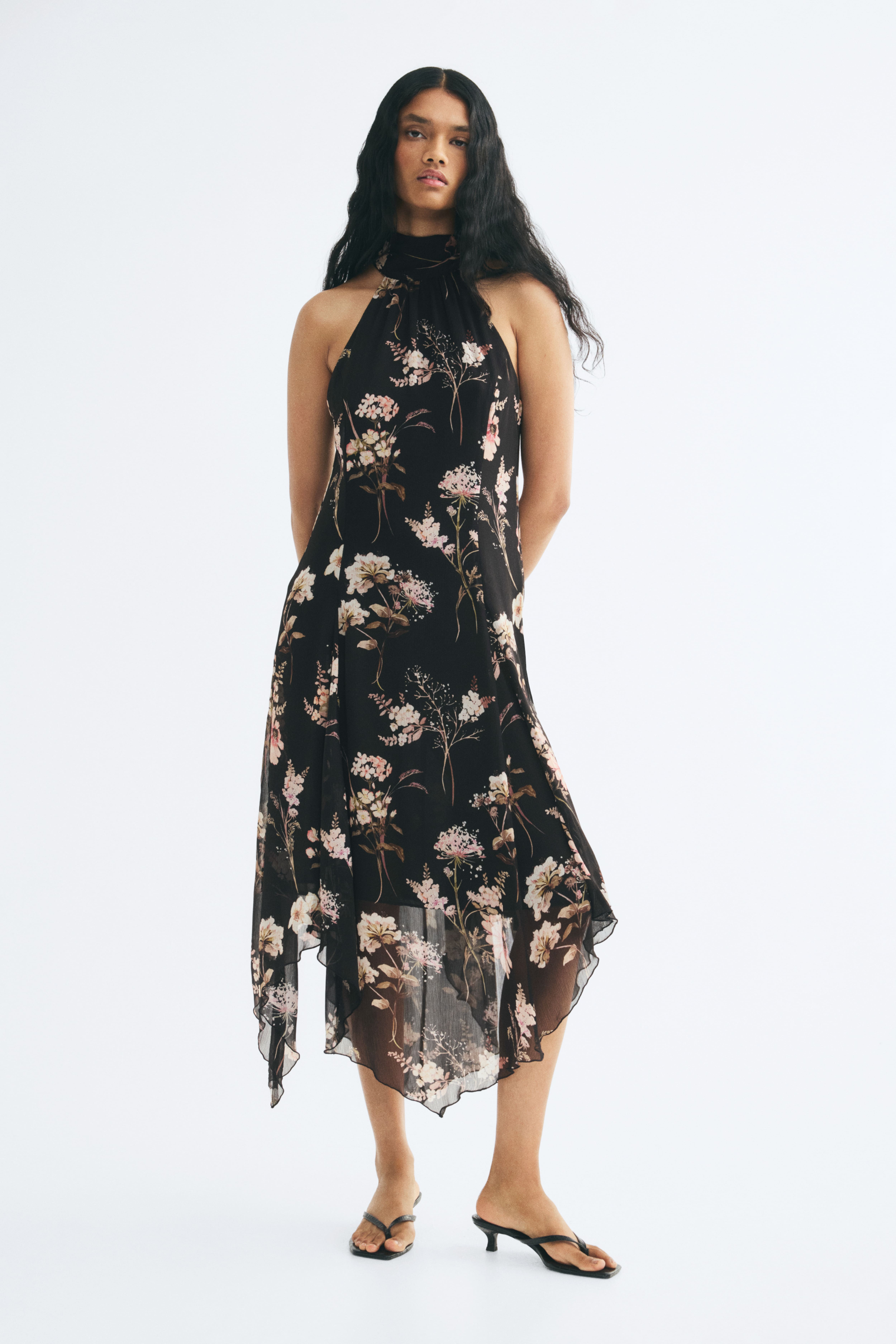 Chiffon Handkerchief Dress